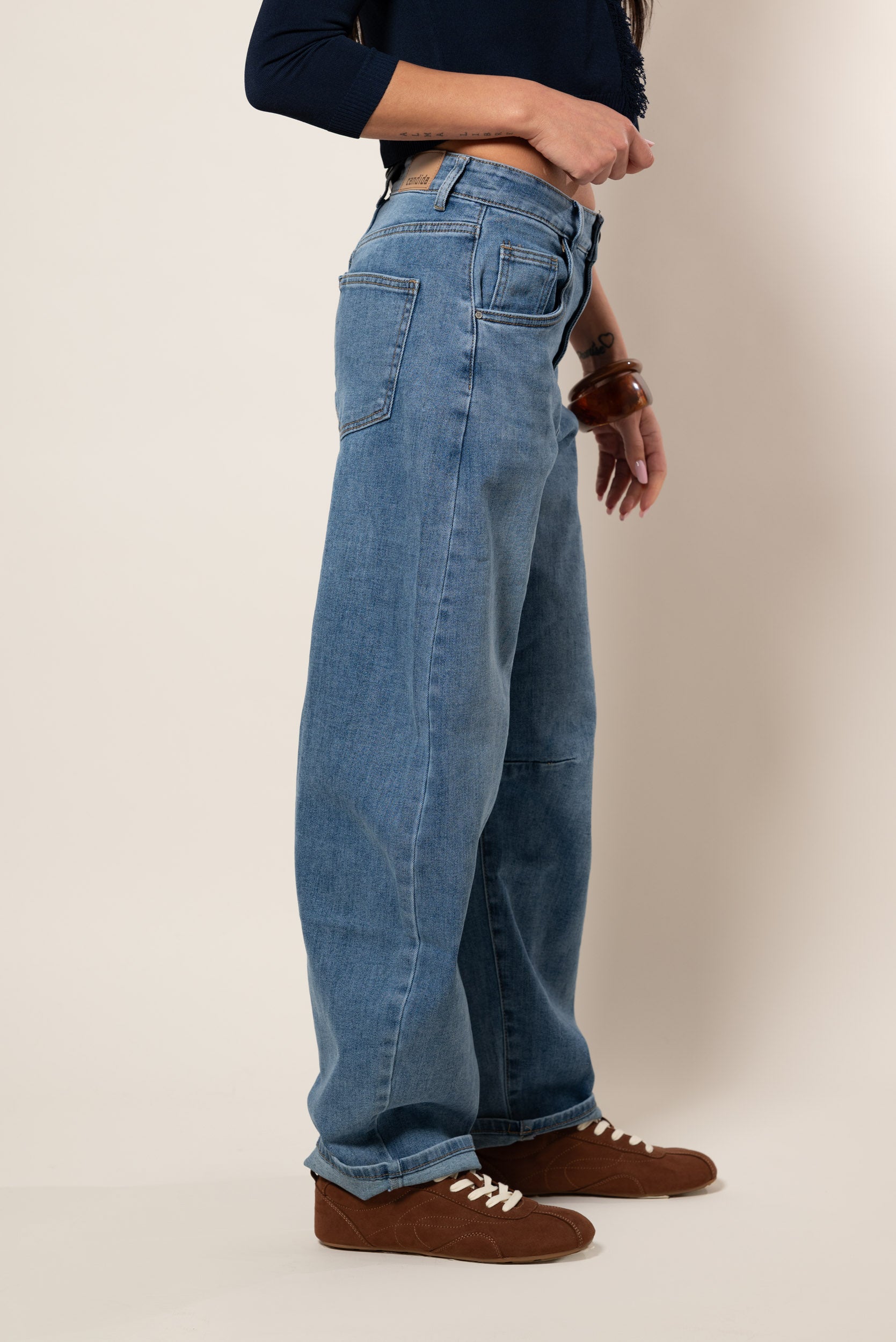 Jeans louvre|Colore:Blu medio