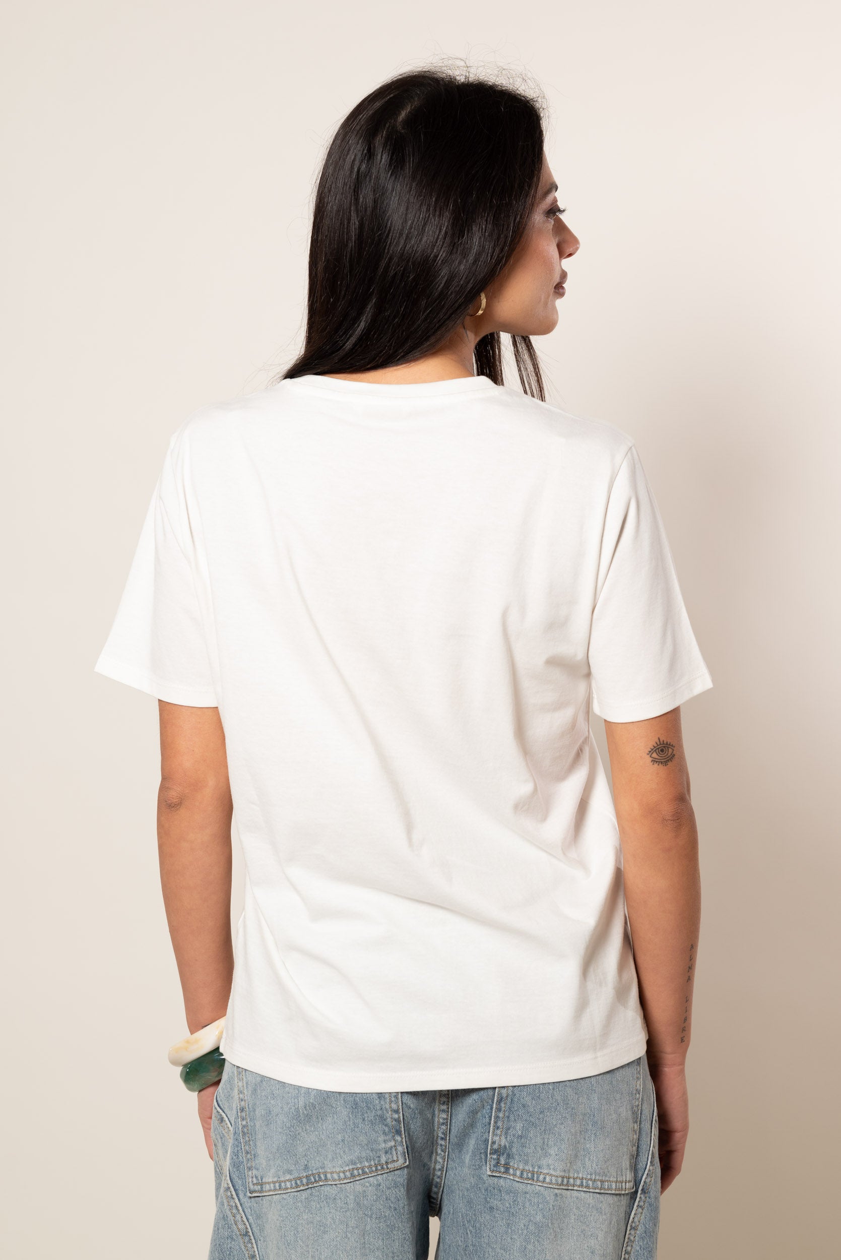 T shirts Hbiscus|Colore:Bianco latte