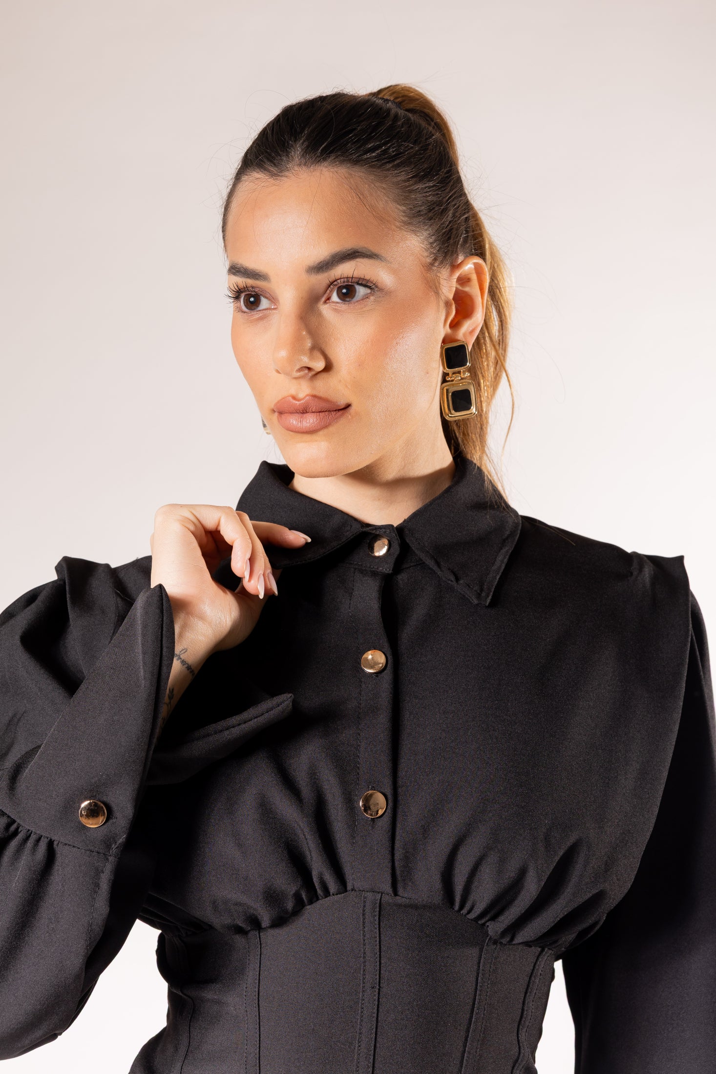 Coordinato Bustier|Colore:Nero