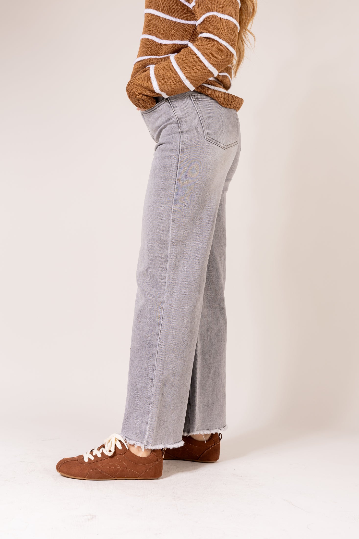 Jeans Samba straight|Colore:Grigio chiaro