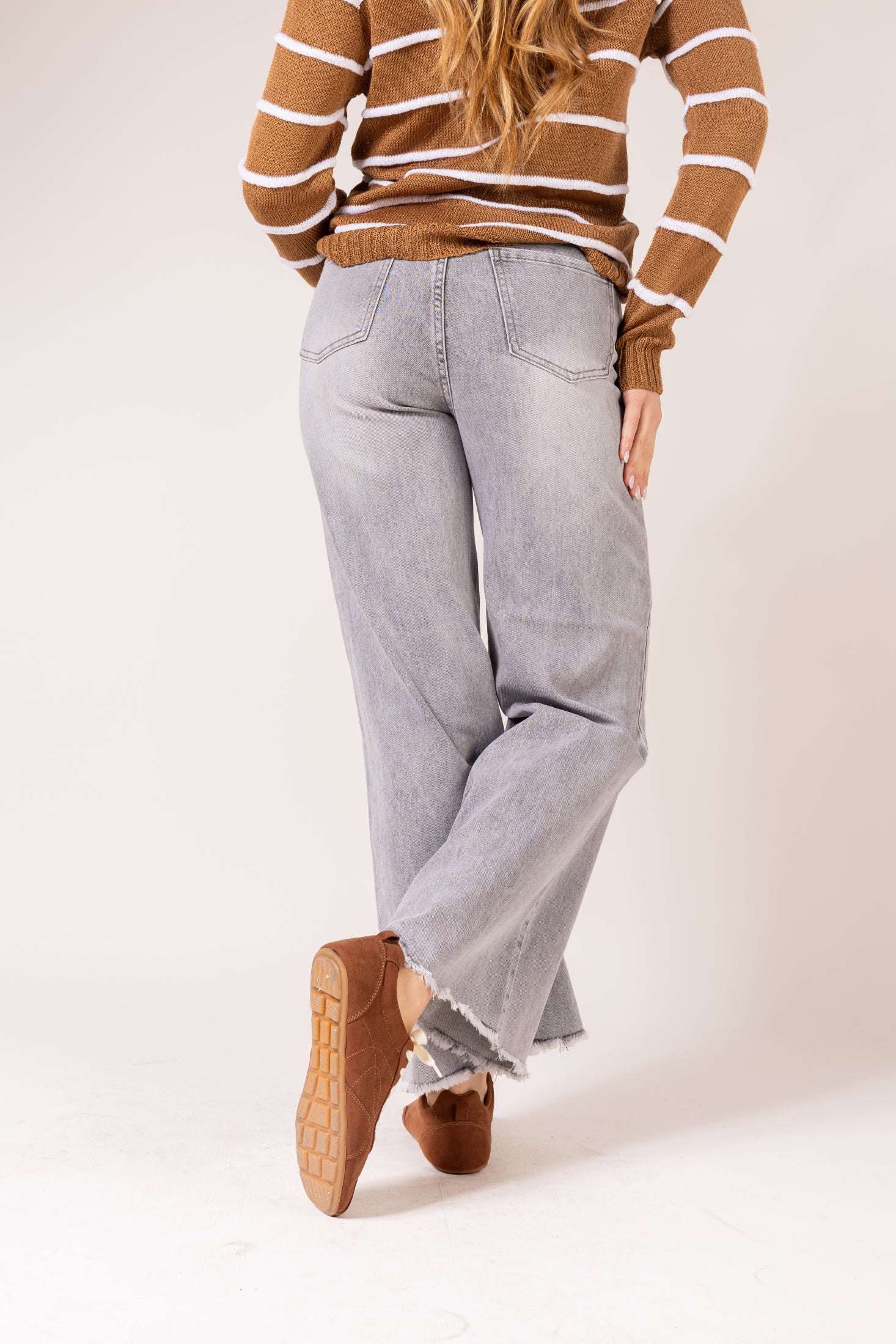 Jeans Samba straight|Colore:Grigio chiaro