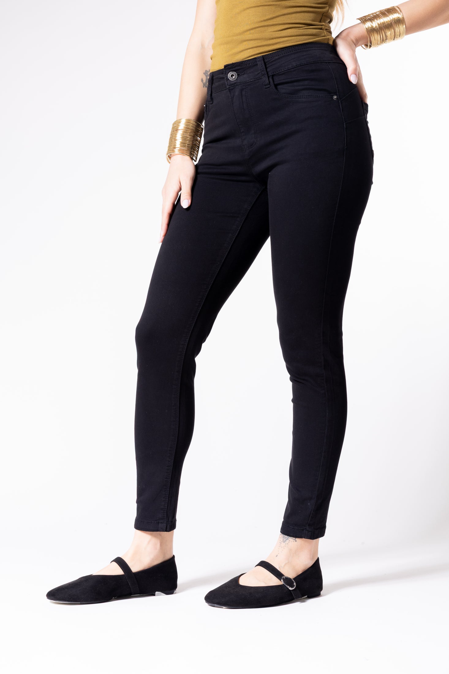 Jeans colorato Skinny|Colore:Nero