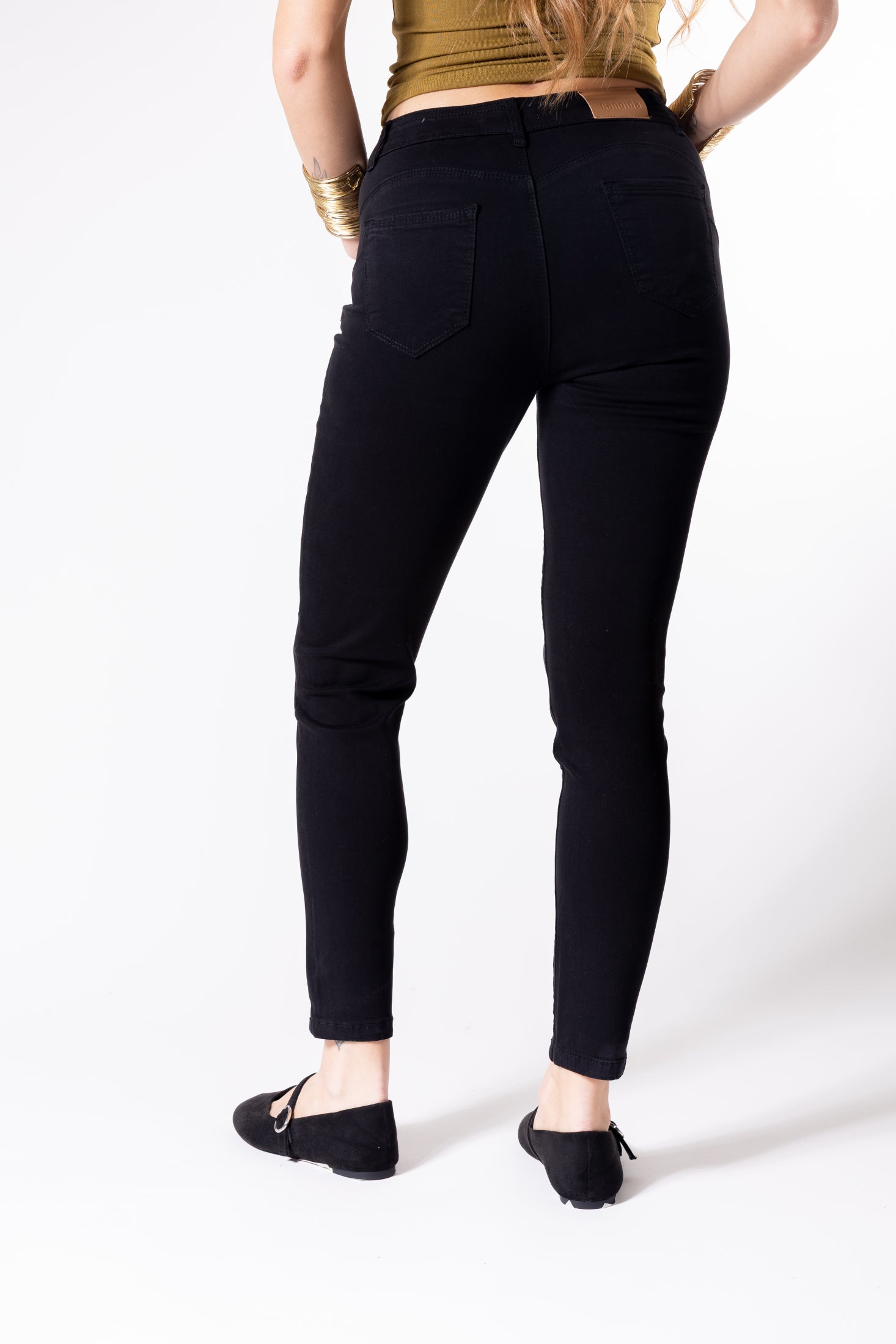 Jeans colorato Skinny|Colore:Nero
