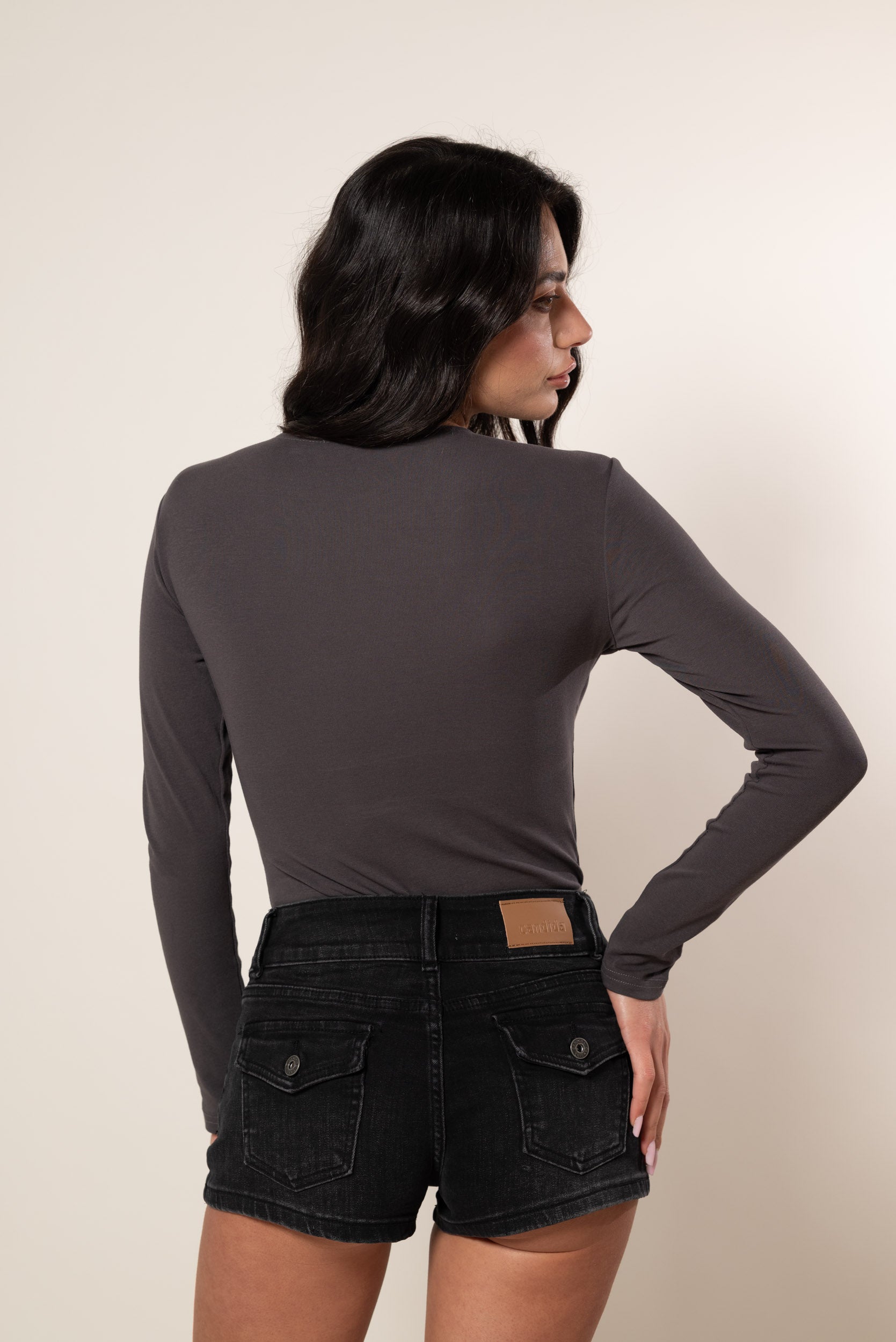 Body Manica lunga|Colore:Grigio