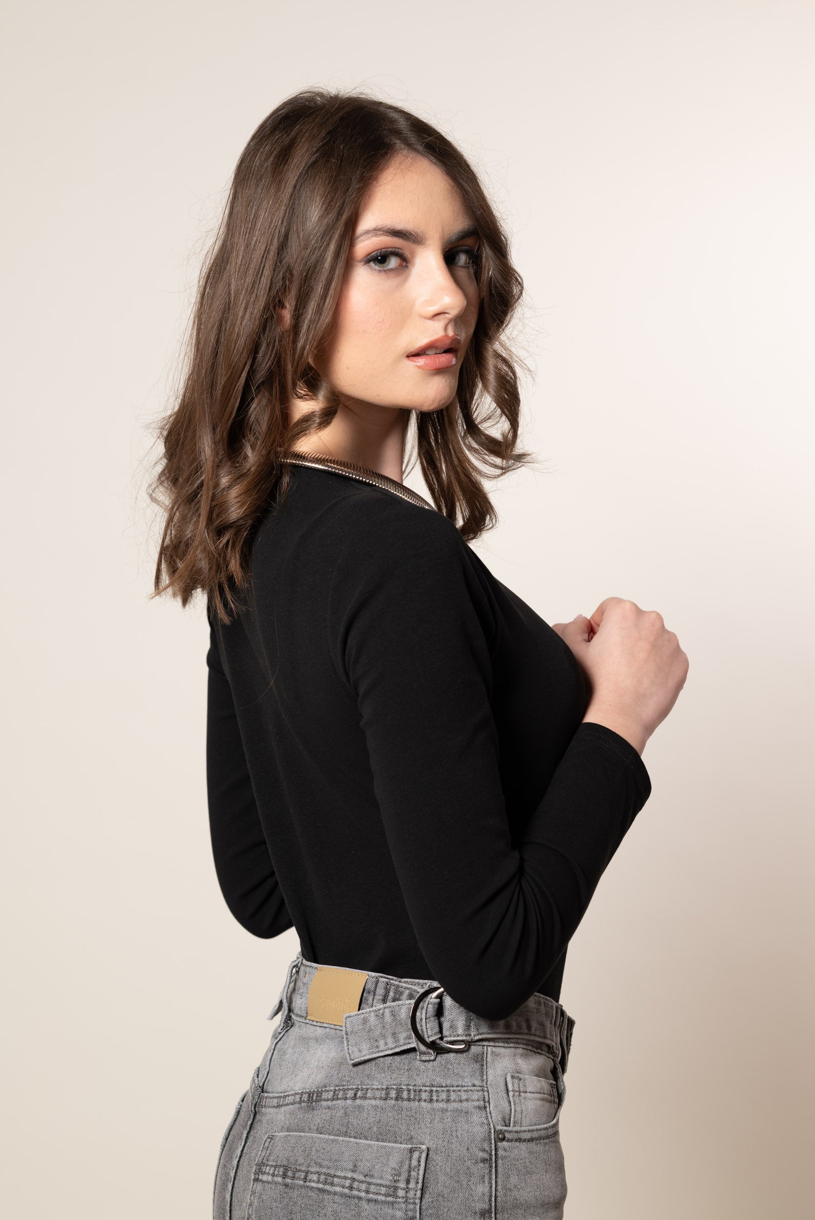 Body Manica lunga|Colore:Nero