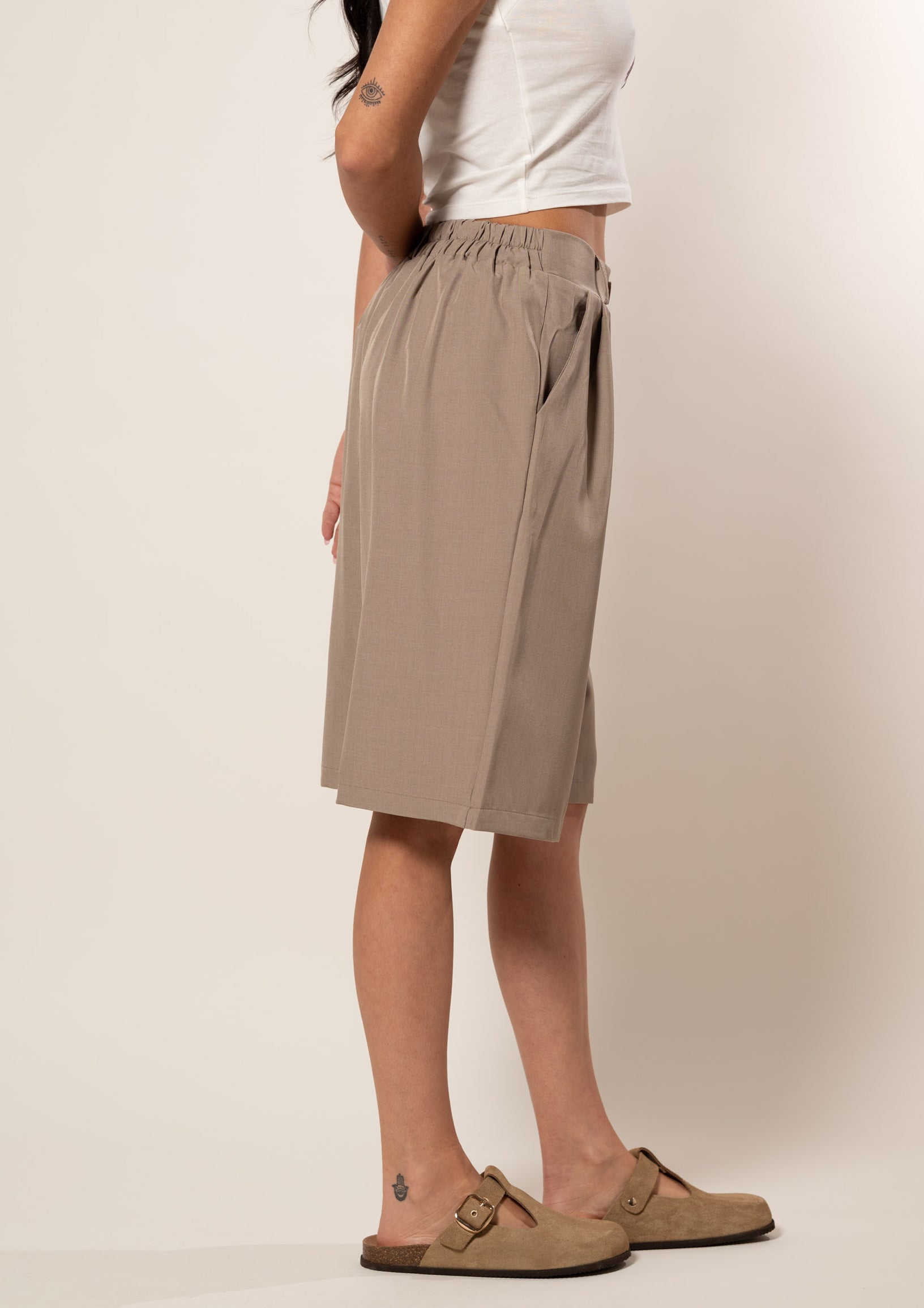 Bermuda Paris|Colore:Beige