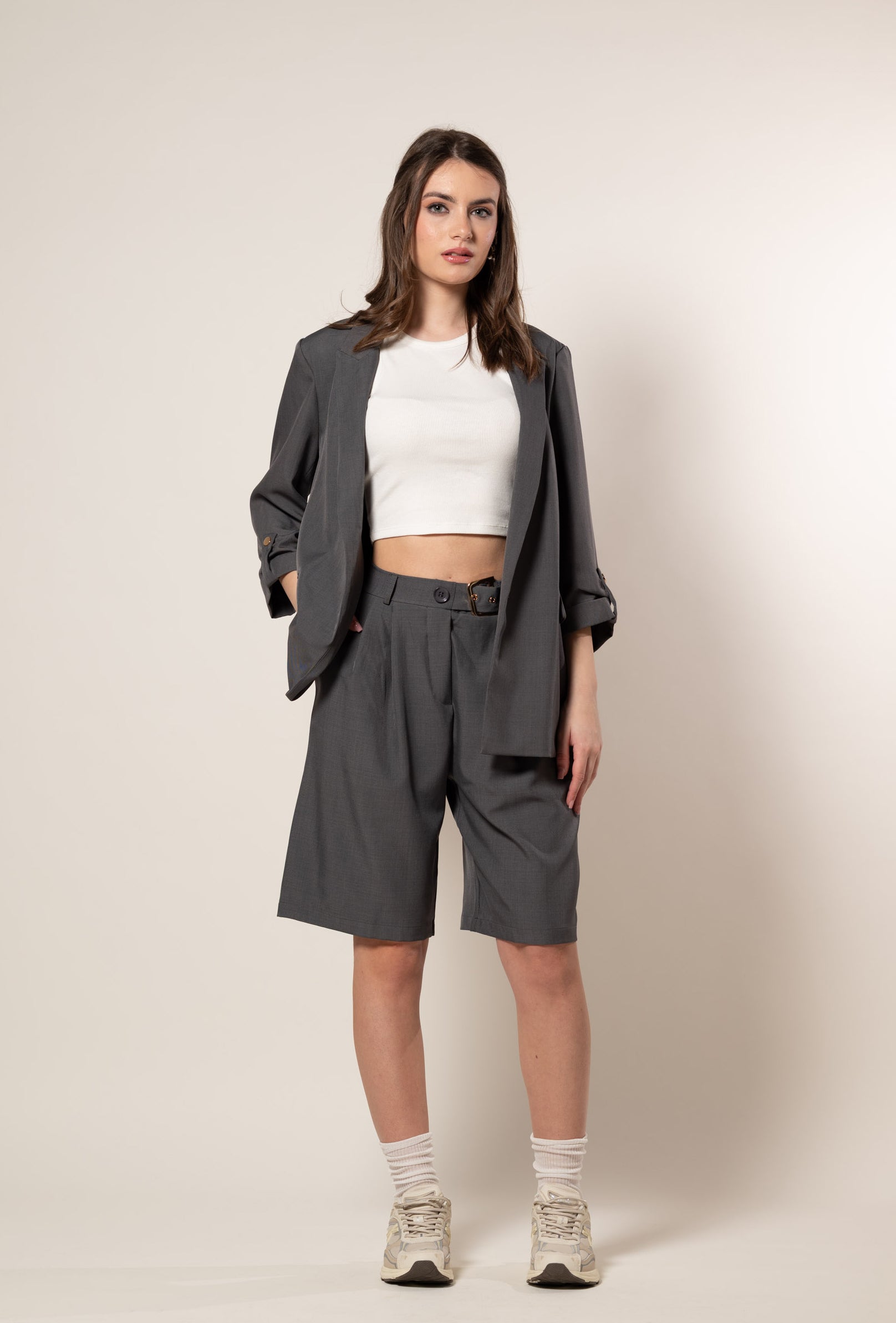 Bermuda Paris|Colore:Grigio