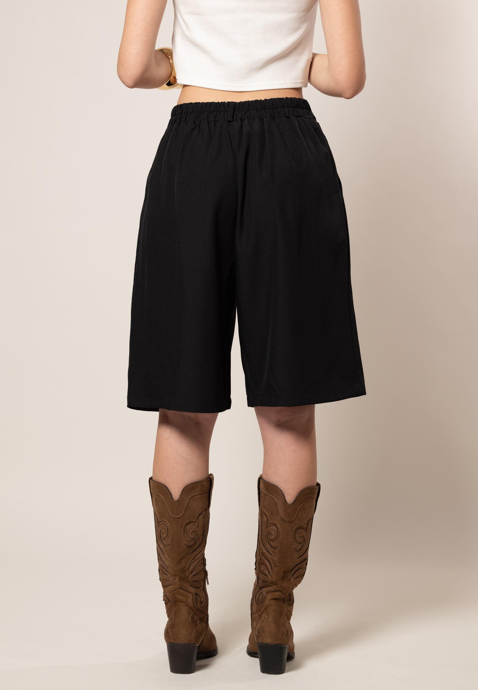 Bermuda Paris|Colore:Nero