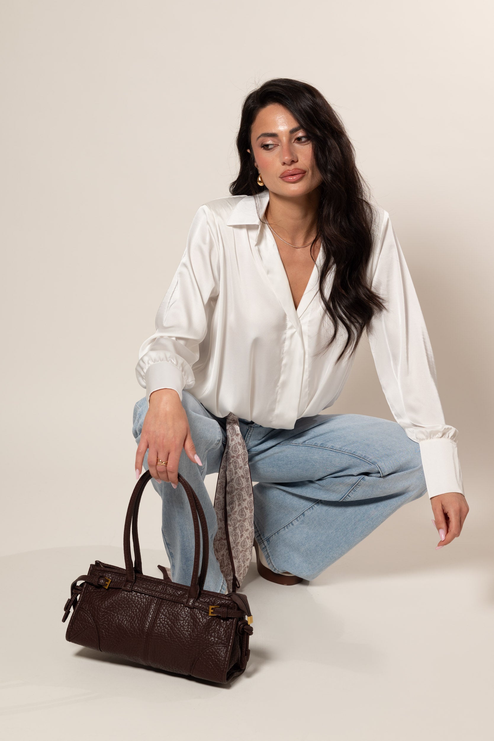 Camicia portafoflio|Colore:Bianco