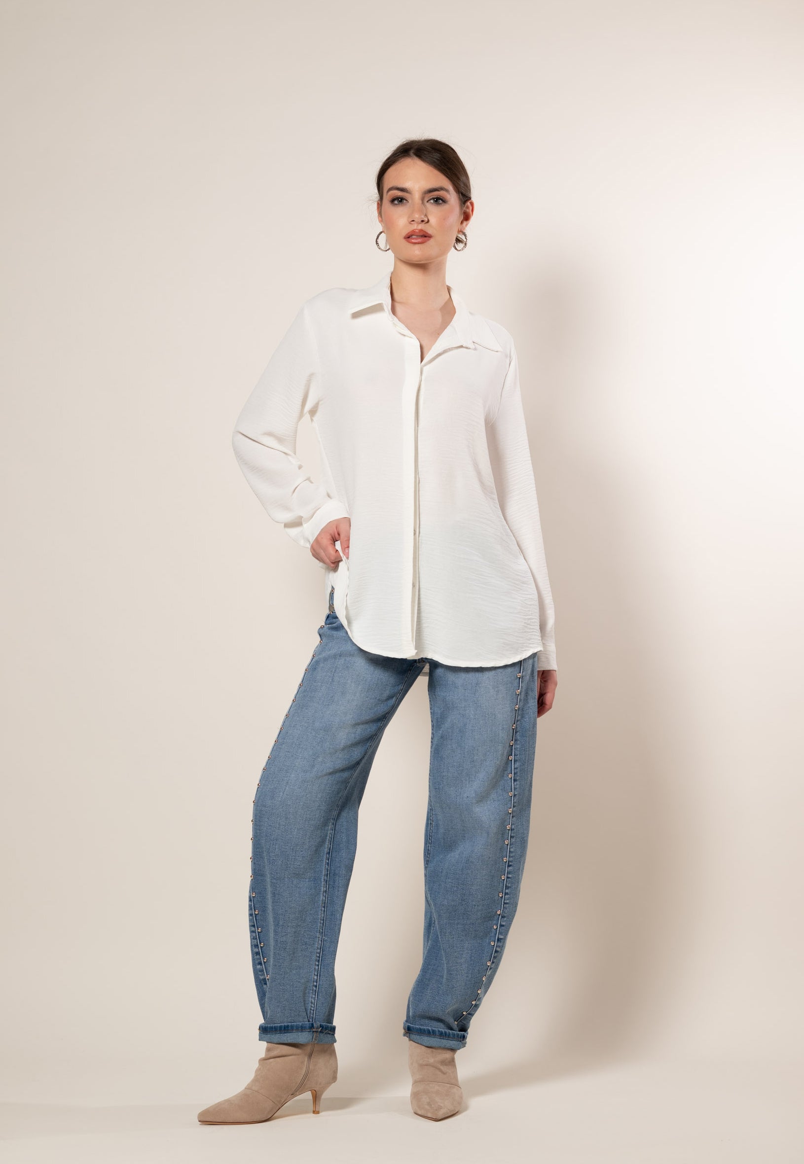 Camicia Alessia|Colore:Bianco