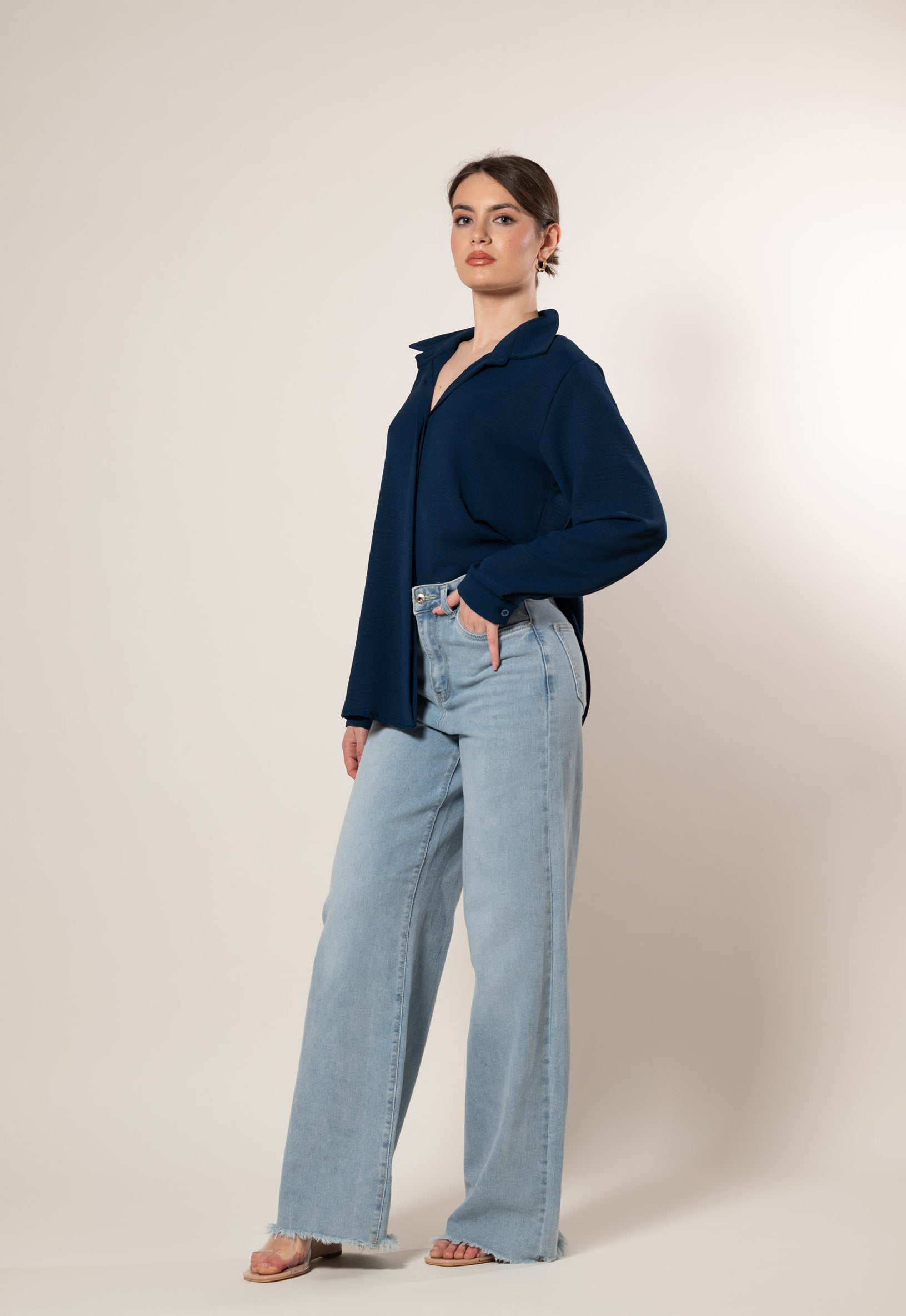 Camicia Alessia|Colore:Blu