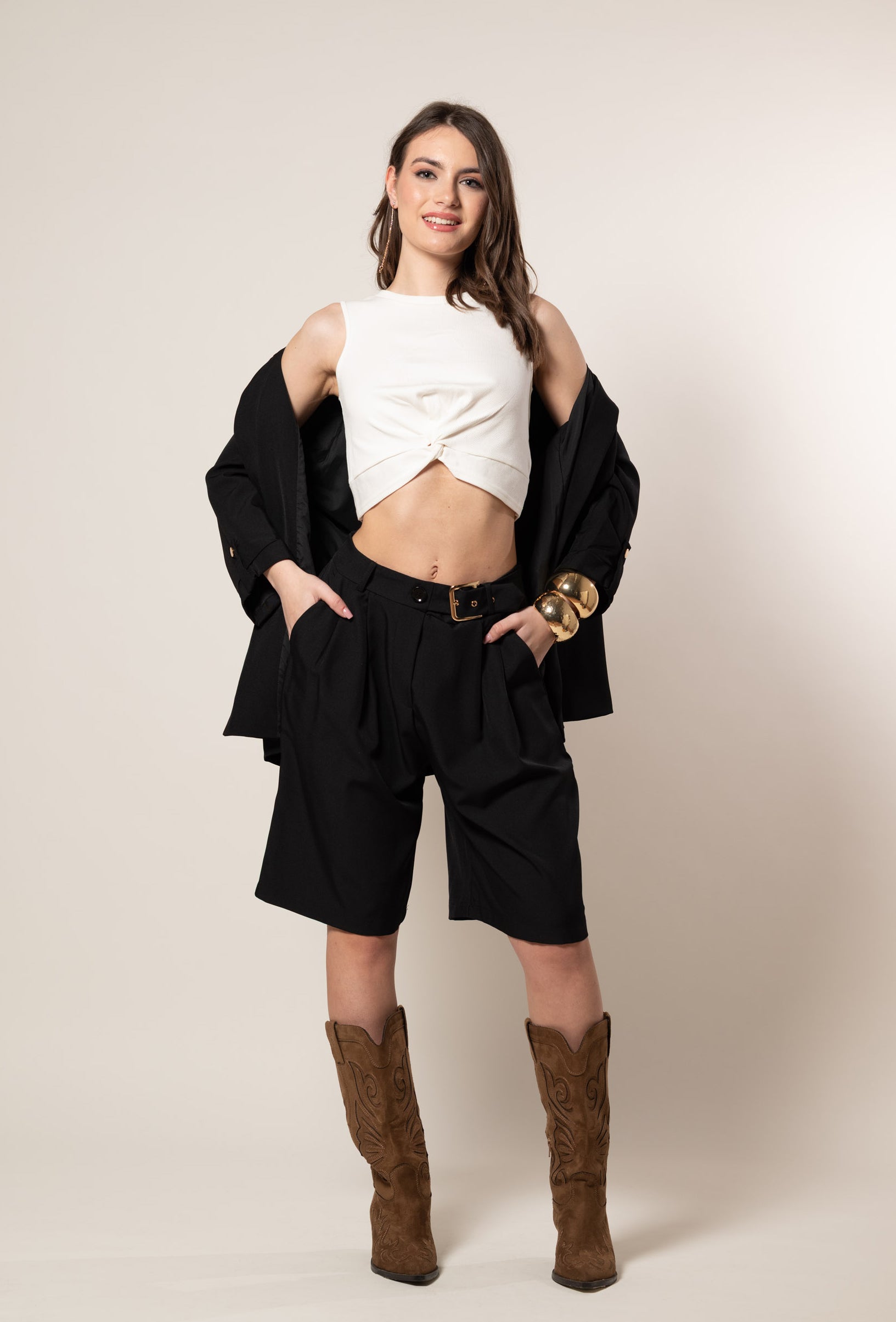 Blazer lose fit|Colore:Nero