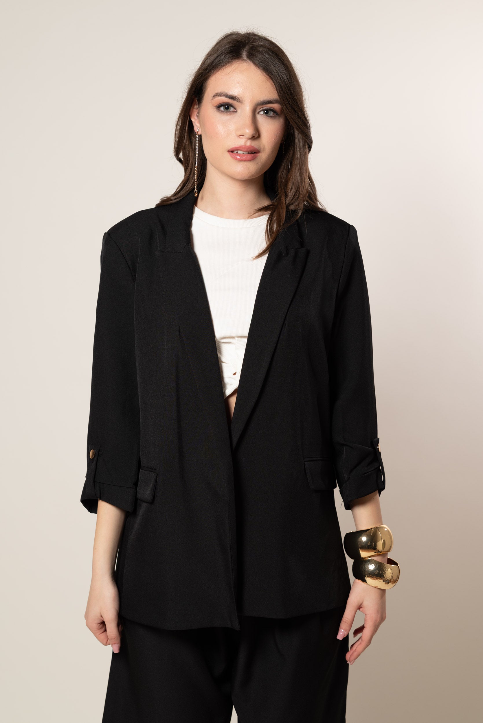 Blazer lose fit|Colore:Nero