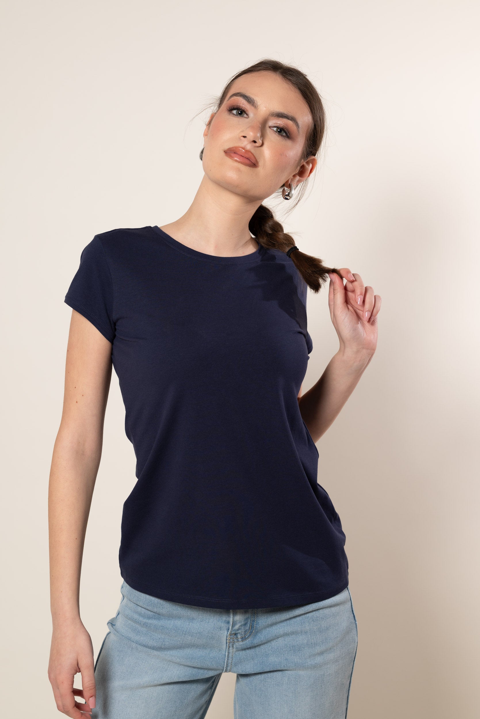 T- Shirt Basic|Colore:Blu navy