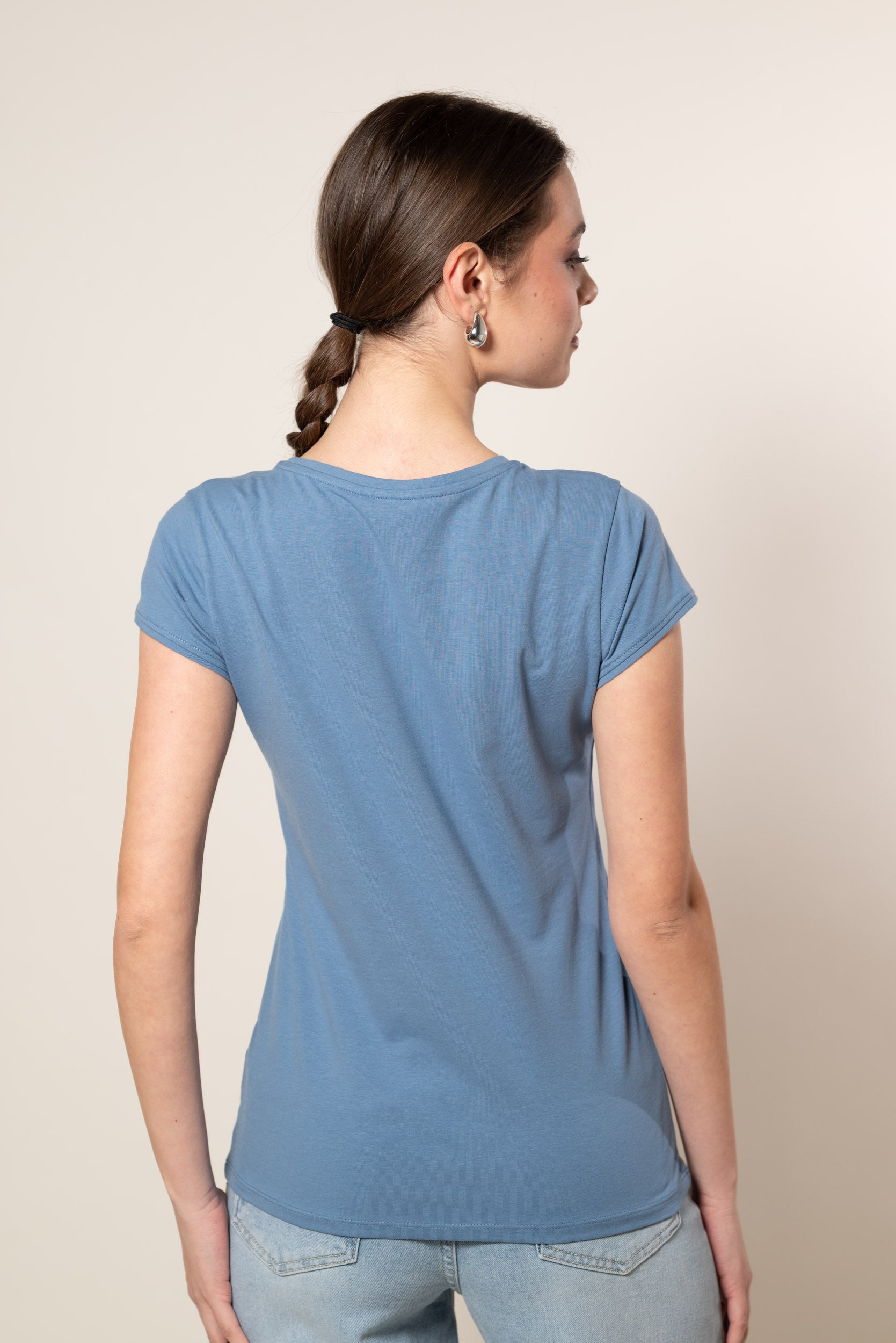 T- Shirt Basic|Colore:Denim