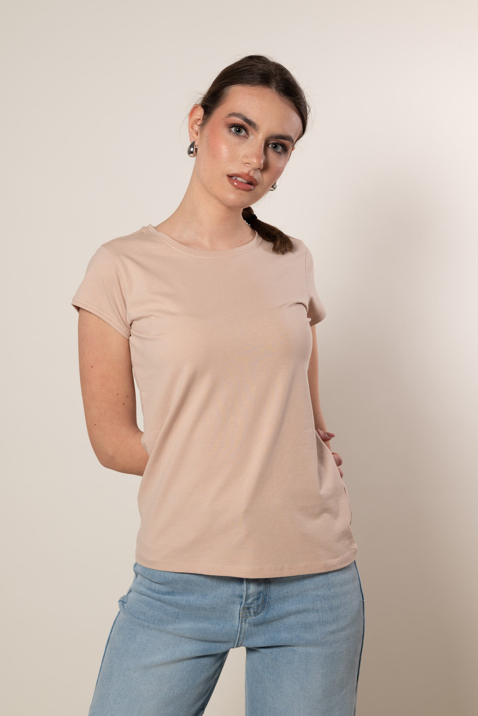 T- Shirt Basic|Colore:Cipria