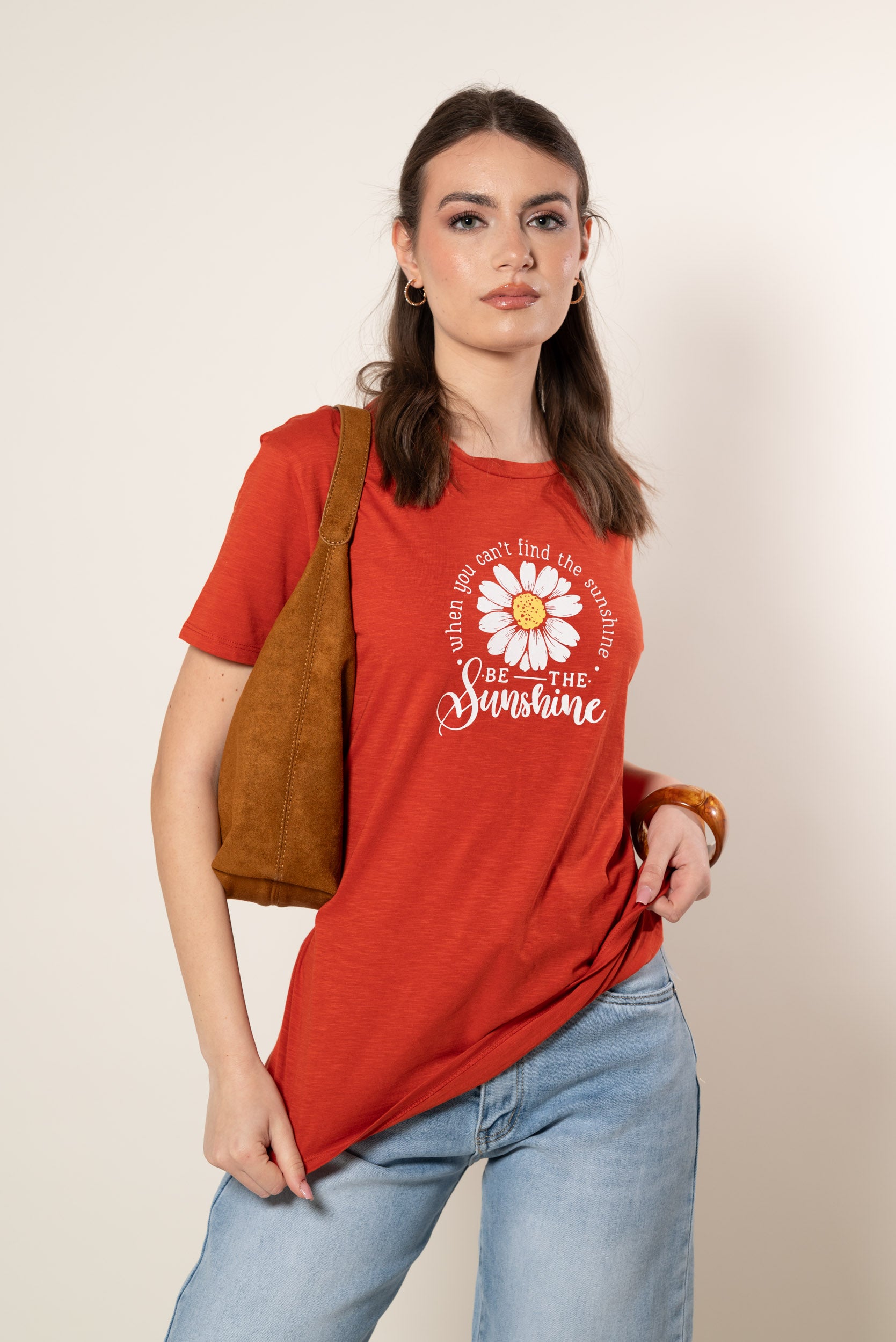 T- Shirt Maggie|Colore:Ruggine