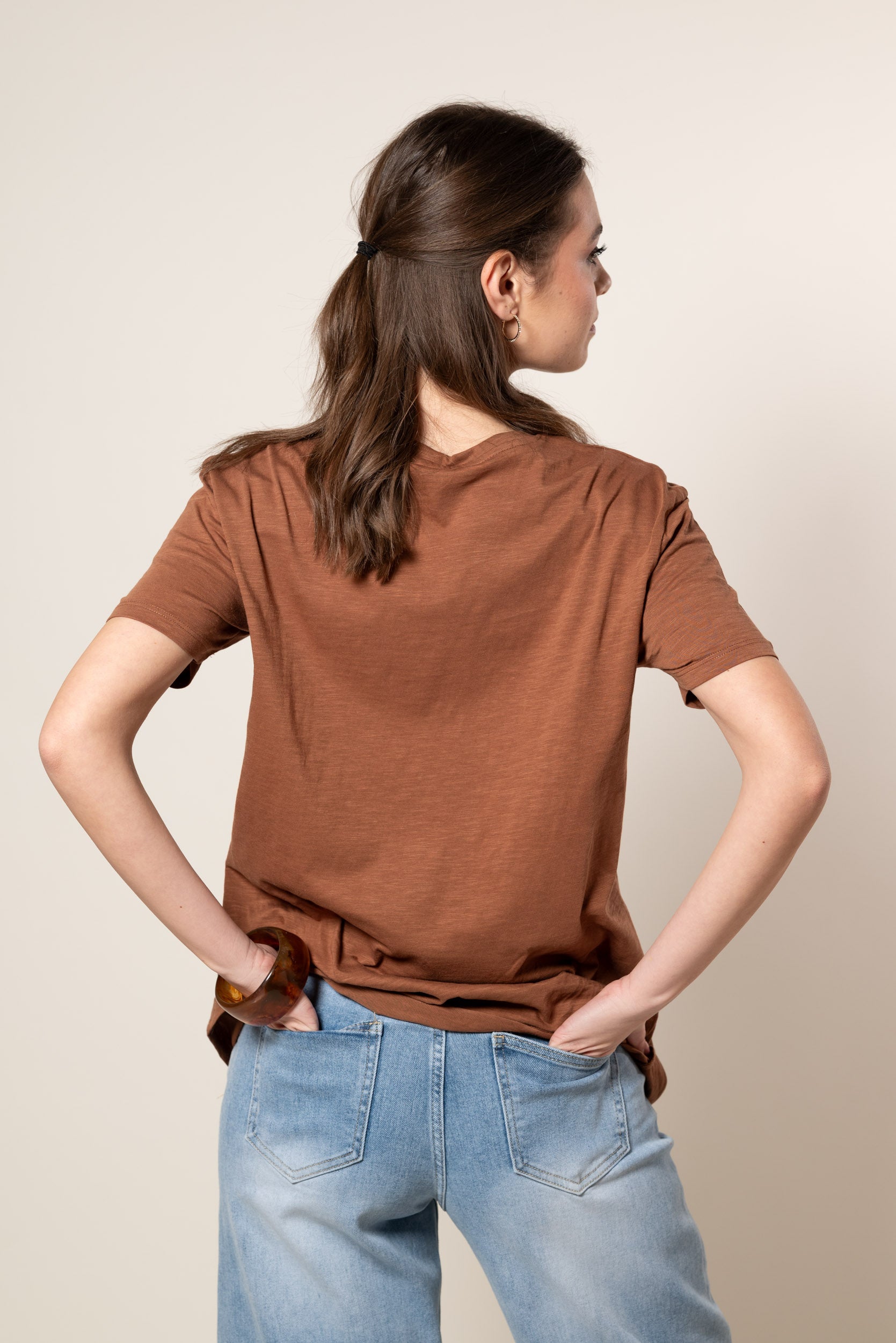 T- Shirt Maggie|Colore:Nocciola