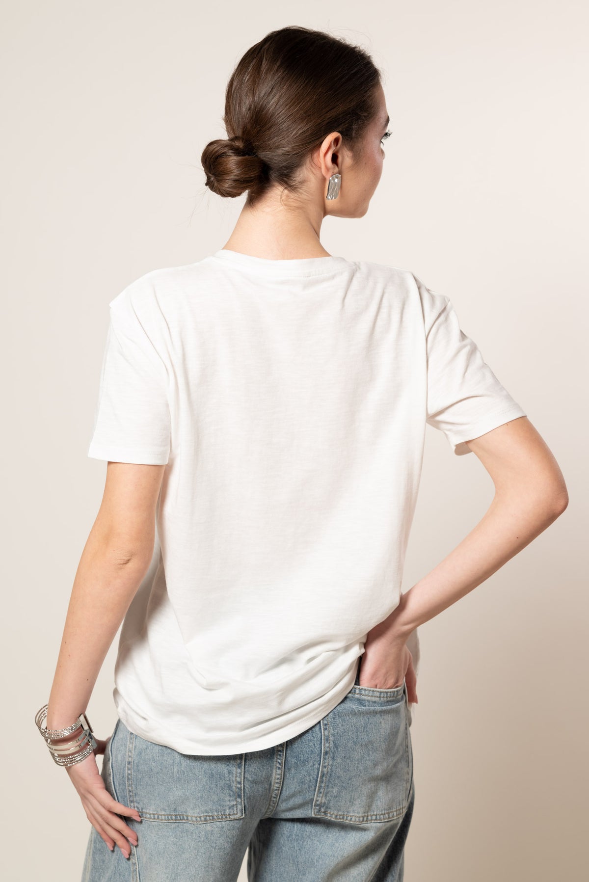 T-Shirt Malibu|Colore:Bianco latte