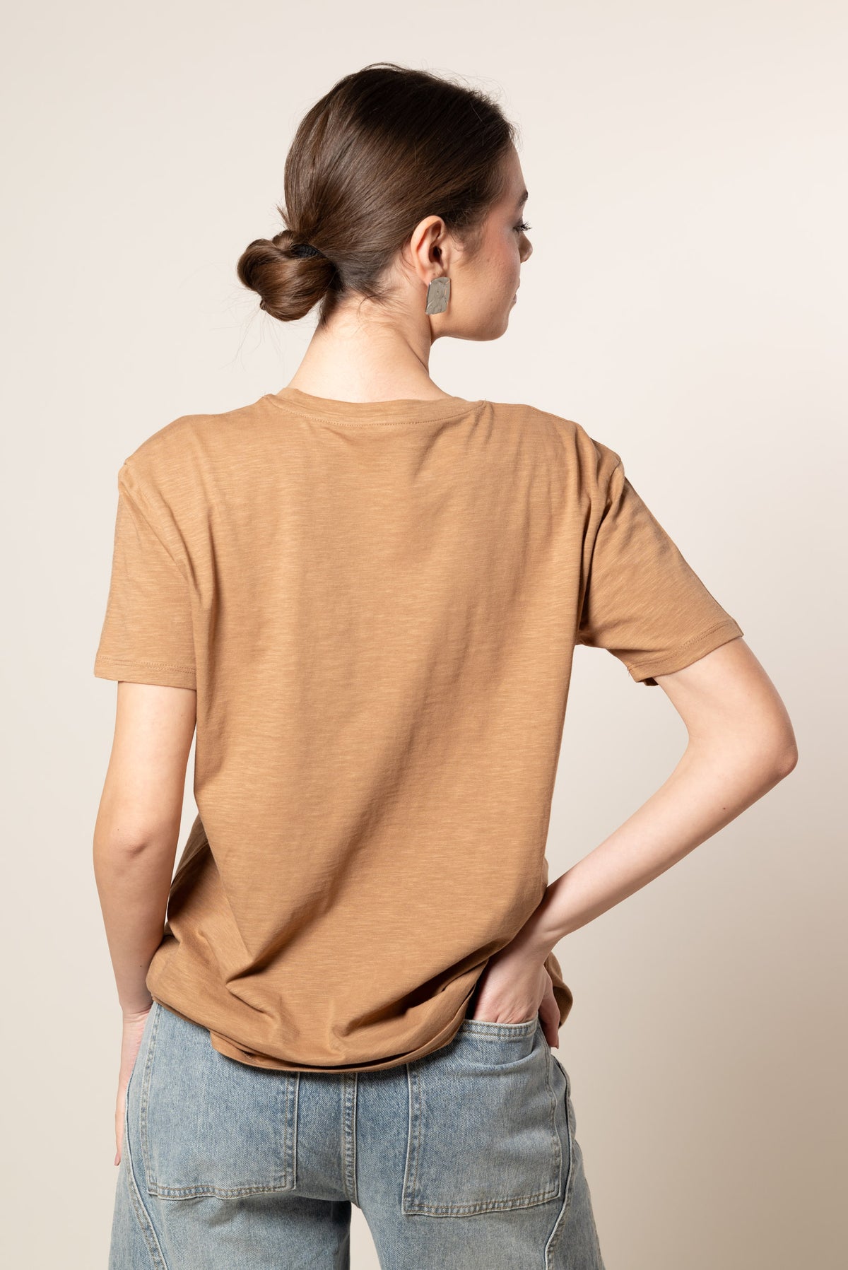 T-Shirt Malibu|Colore:Cammello