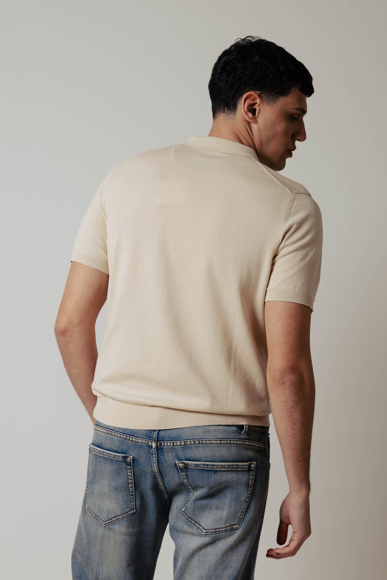 Polo Cardigan|Colore:Corda