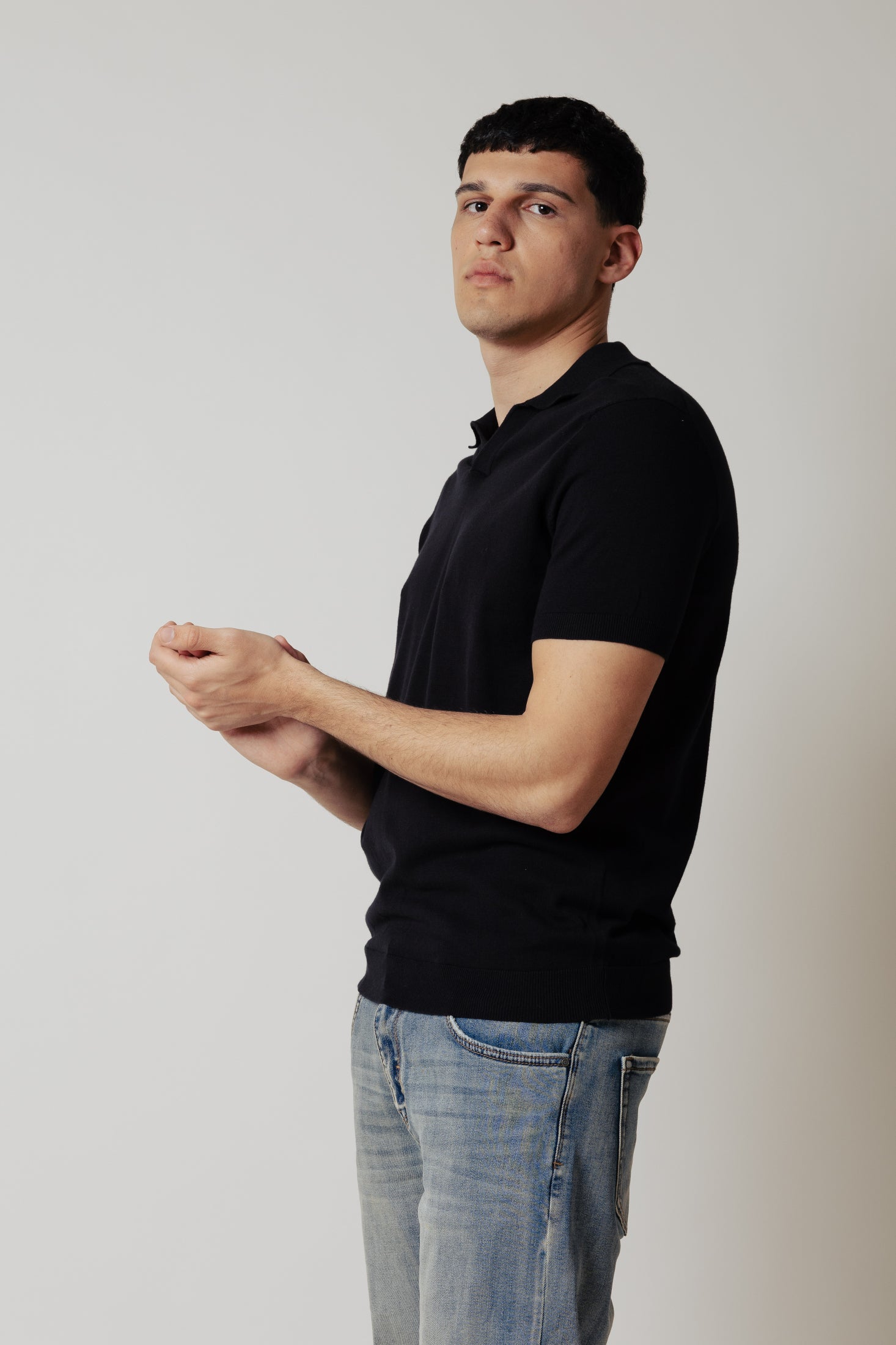 Polo capri|Colore:Nero