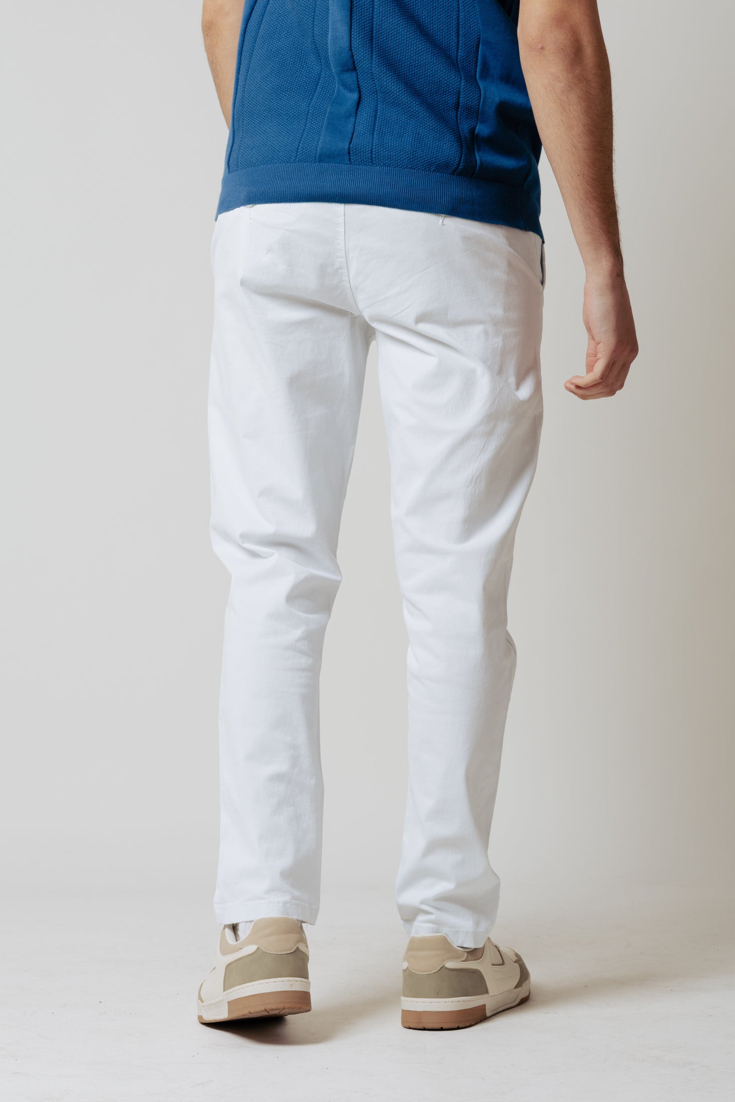 Pantaoni Chino Regular|Colore:Bianco