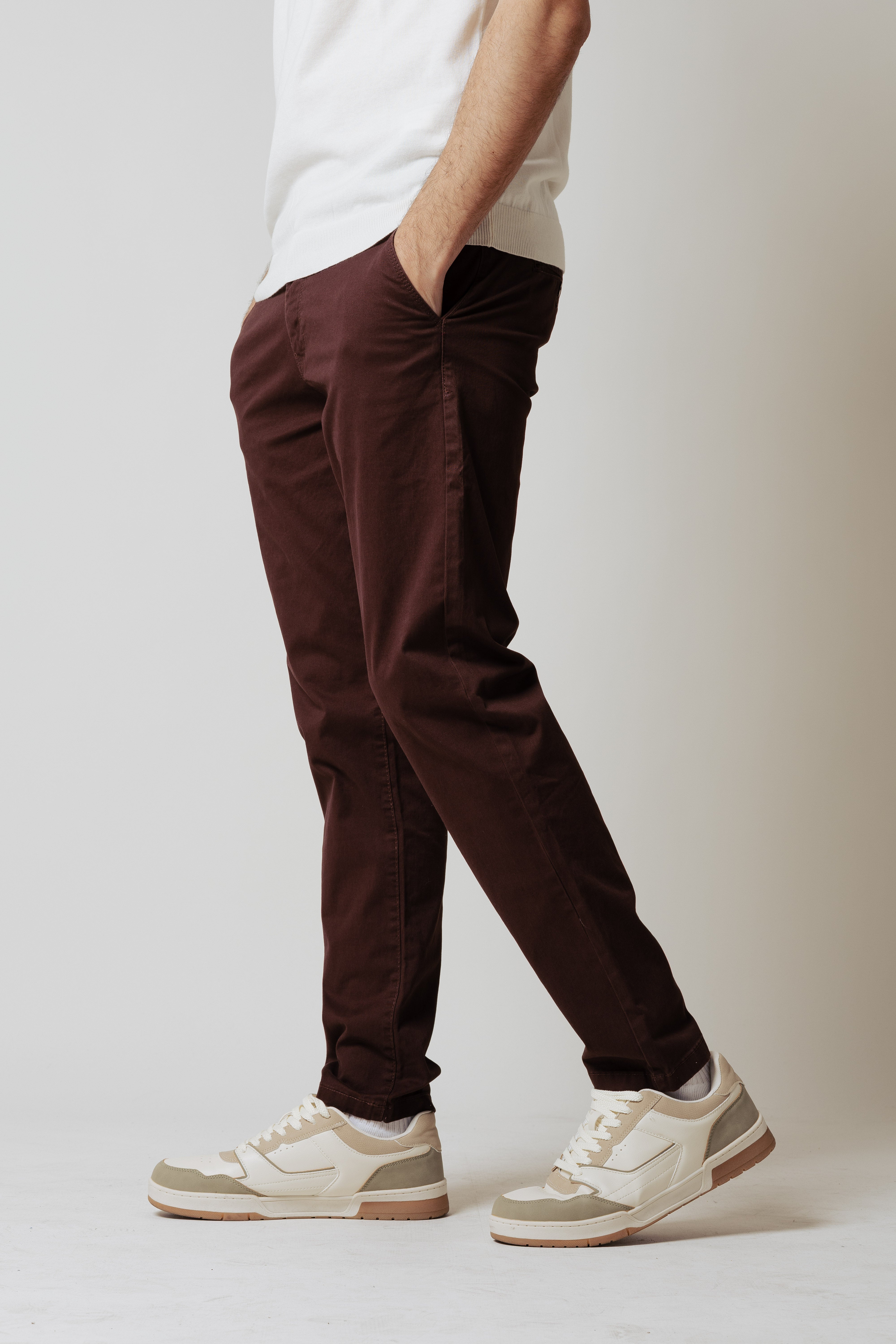 Pantaoni Chino Regular|Colore:Moro