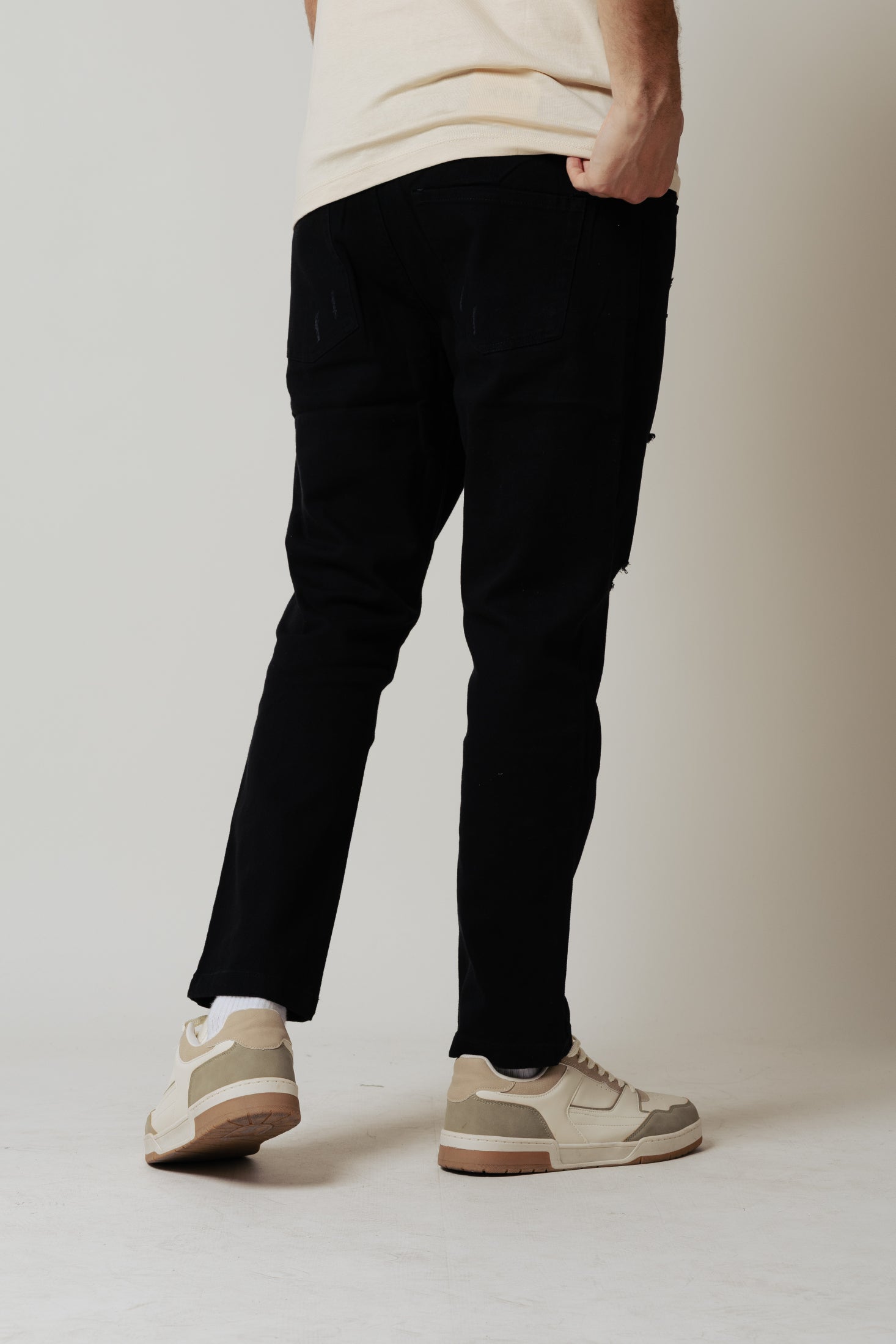 Jeans jogger|Colore:Nero