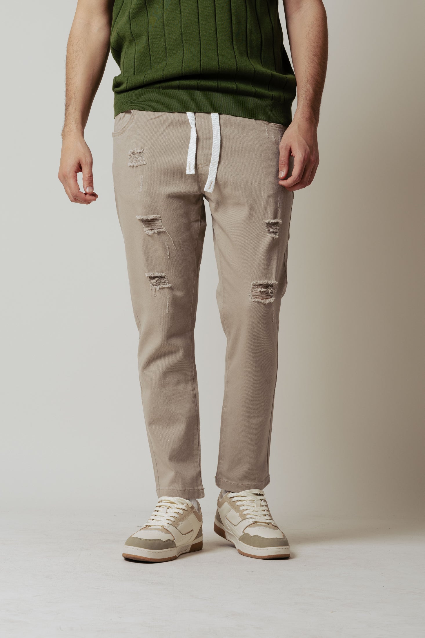 Jeans jogger|Colore:Beige