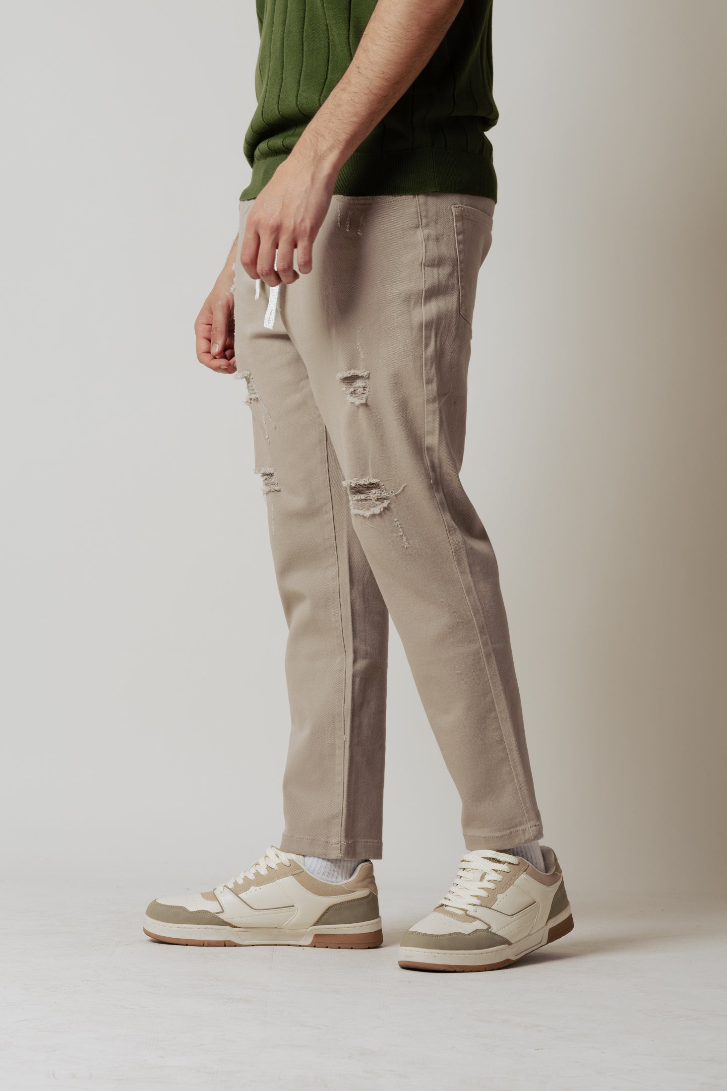 Jeans jogger|Colore:Beige