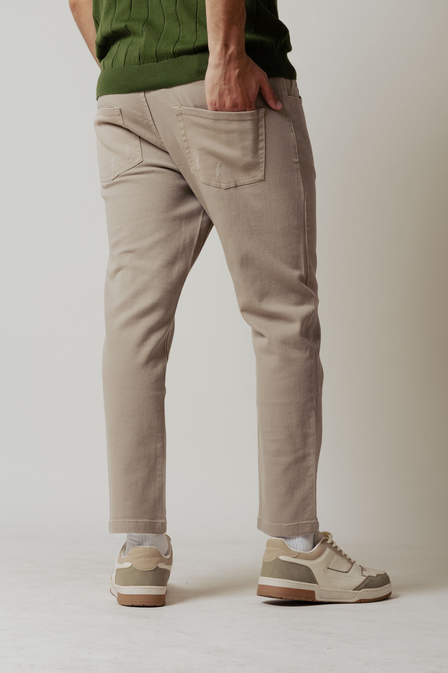 Jeans jogger|Colore:Beige