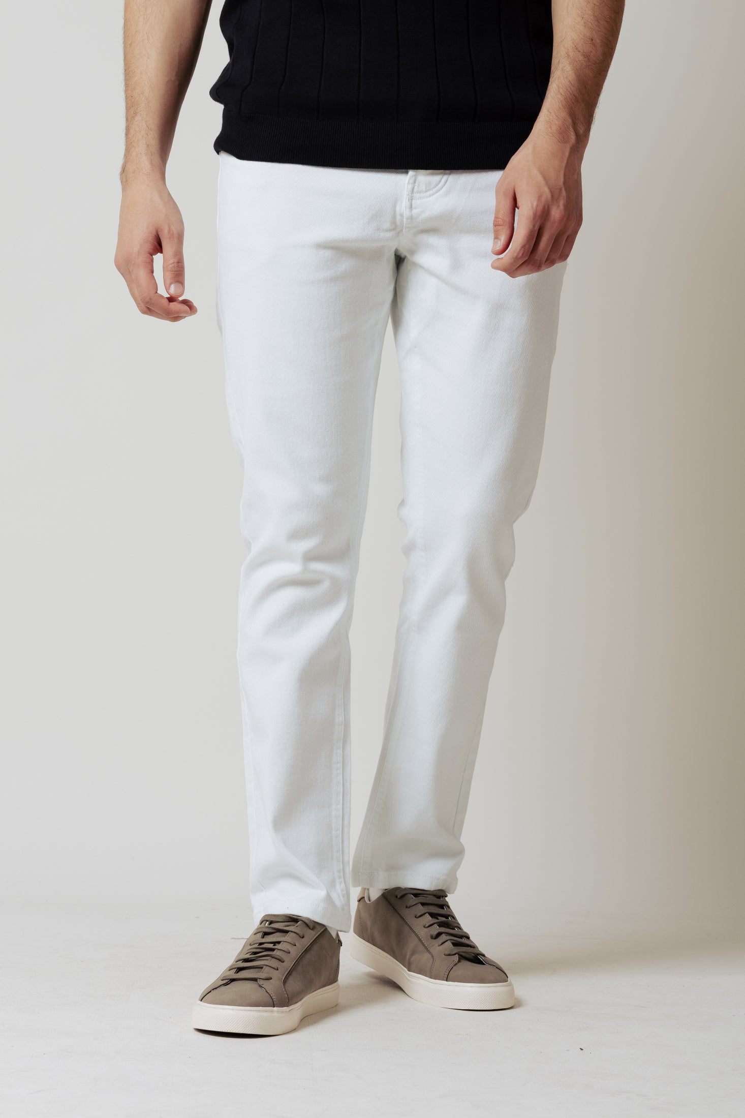 Jeans colorato 5 tasche|Colore:Bianco