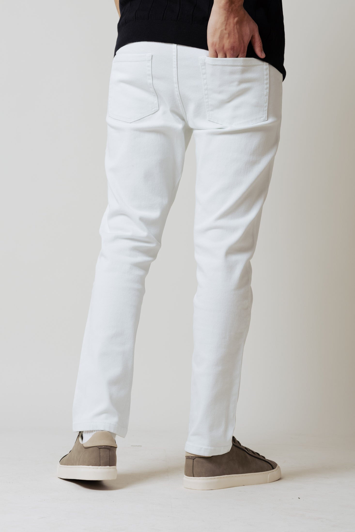 Jeans colorato 5 tasche|Colore:Bianco