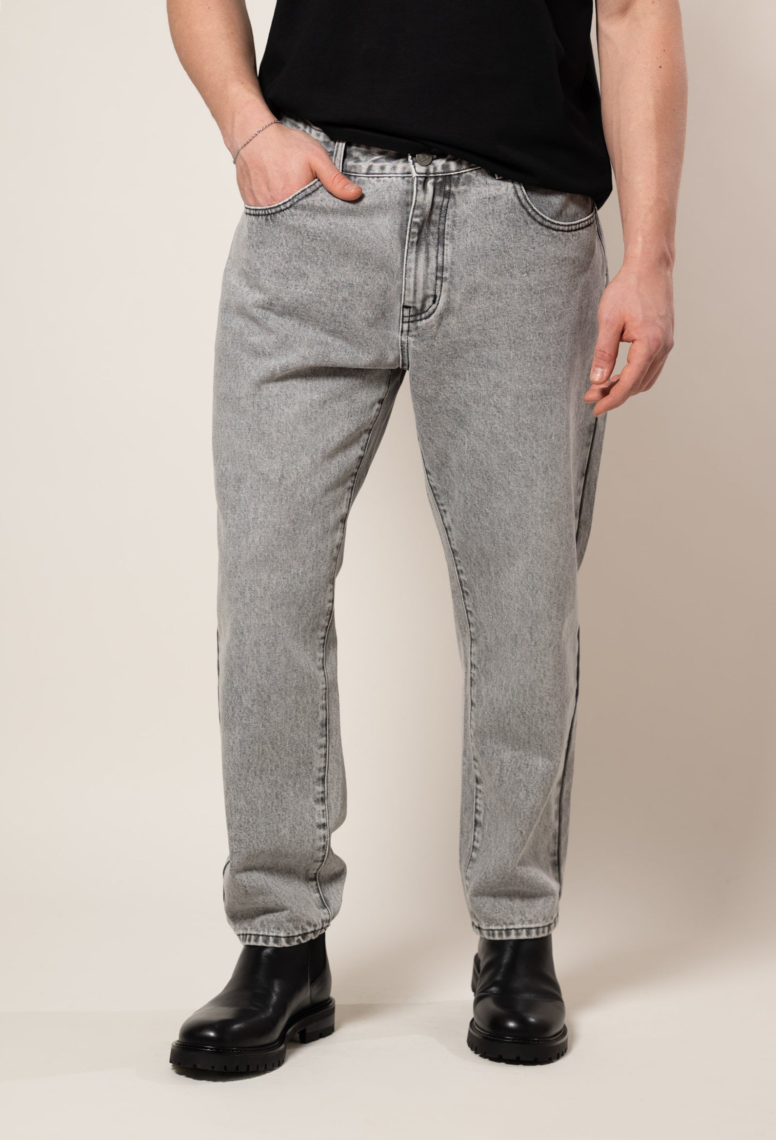 Jeans Carrot NY|Colore:Grigio chiaro