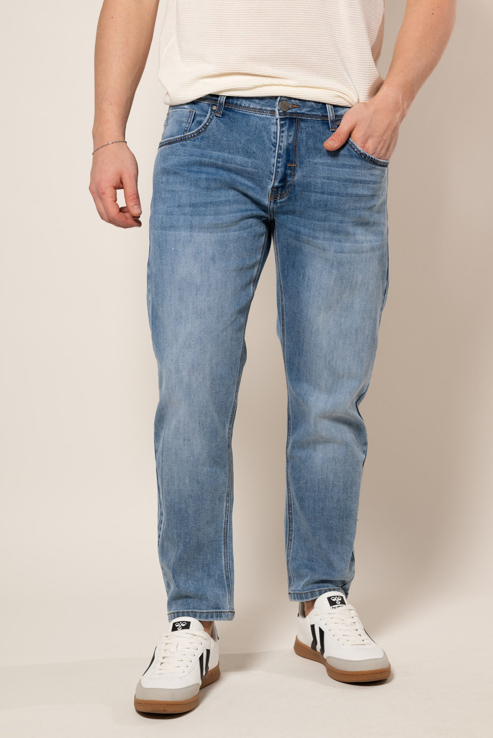 Jeans Capri|Colore:Blu medio