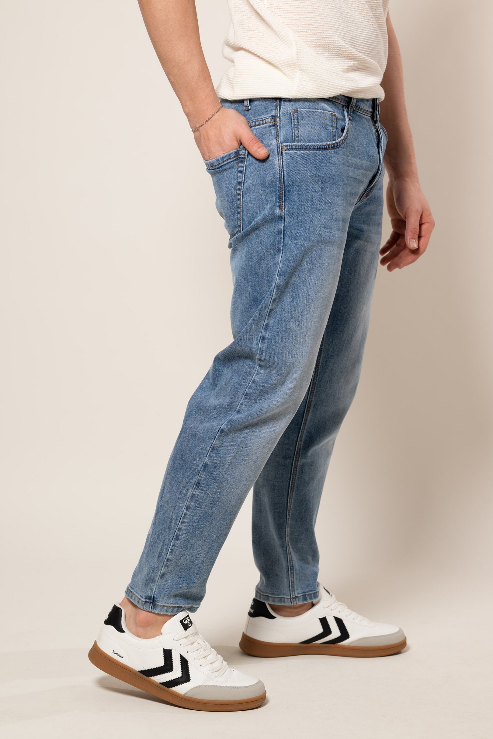 Jeans Capri|Colore:Blu medio