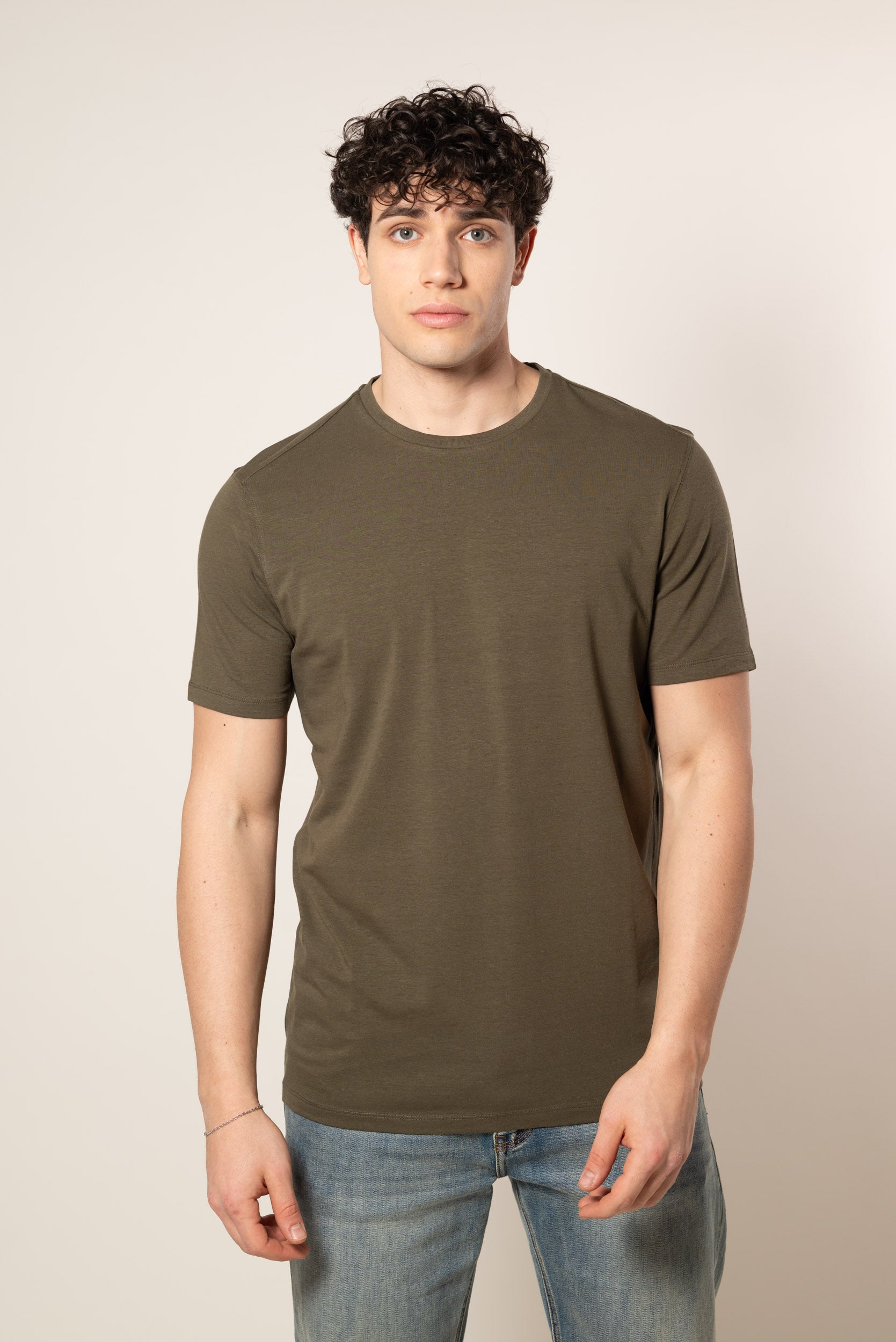 T-Shirt London|Colore:Verde militare