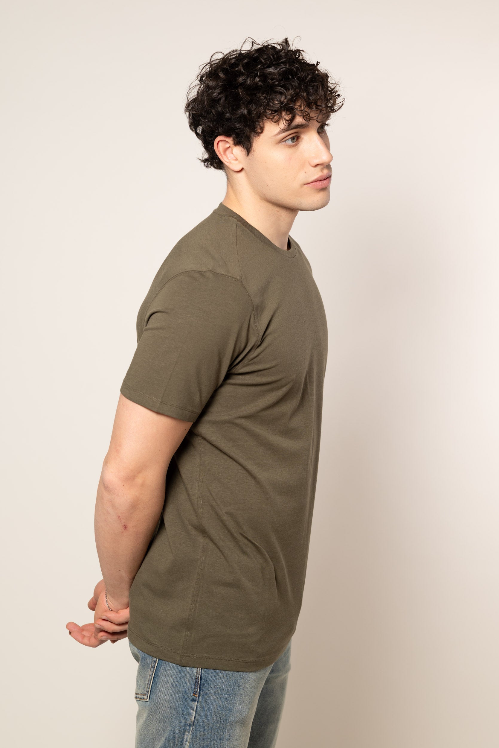 T-Shirt London|Colore:Verde militare