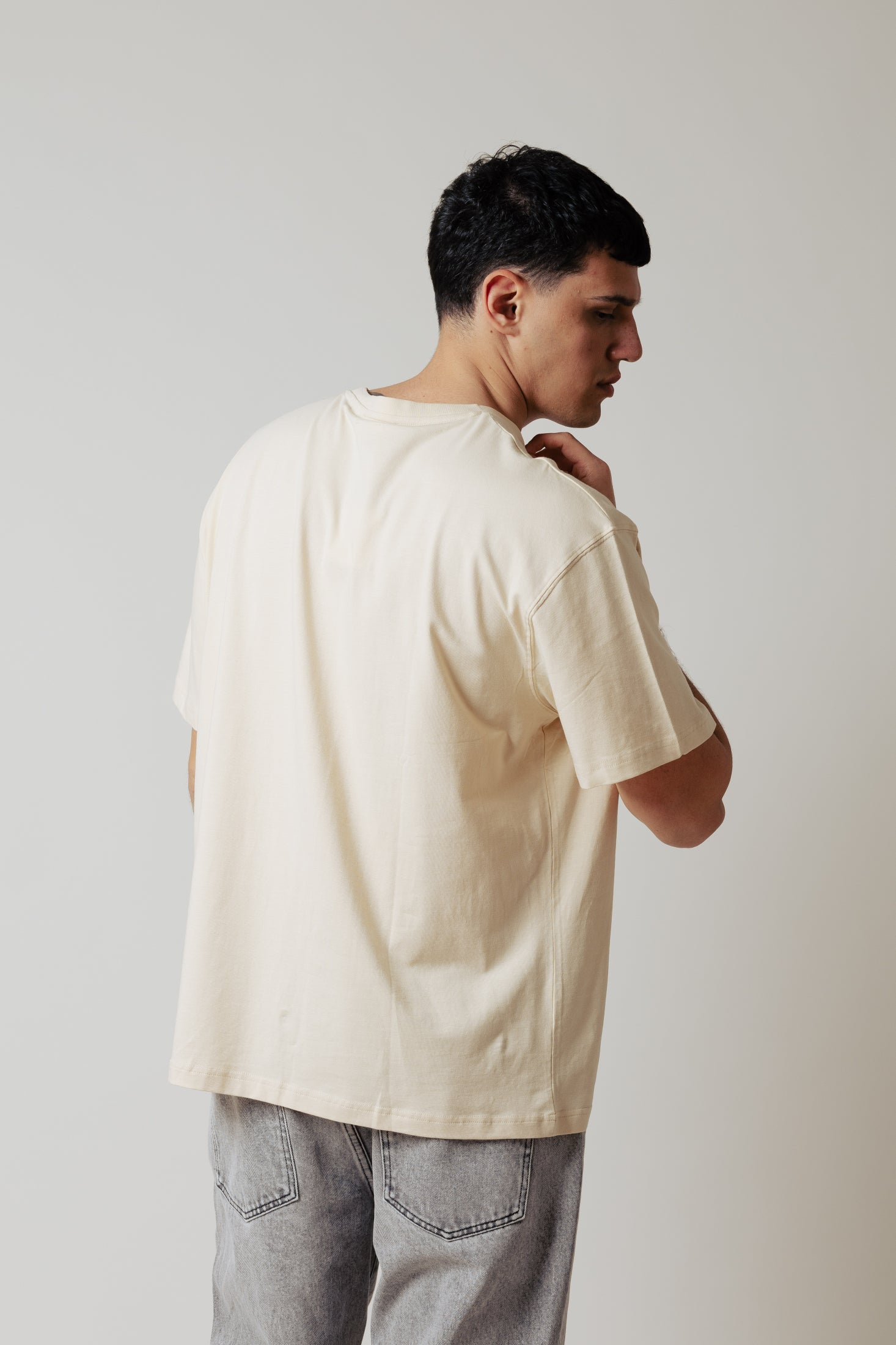 T_Shirt Over Fit|Colore:Beige