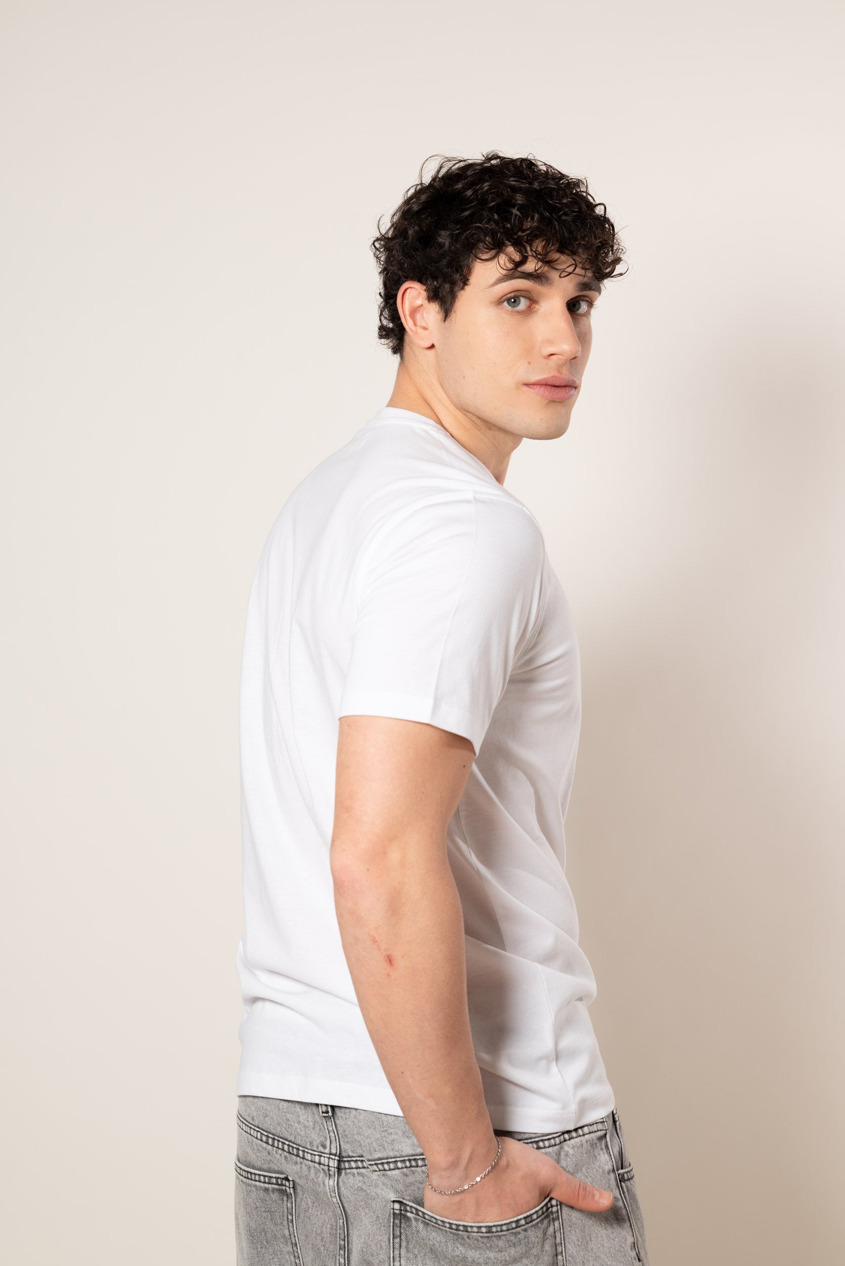 T-Shirt Slowly|Colore:Bianco