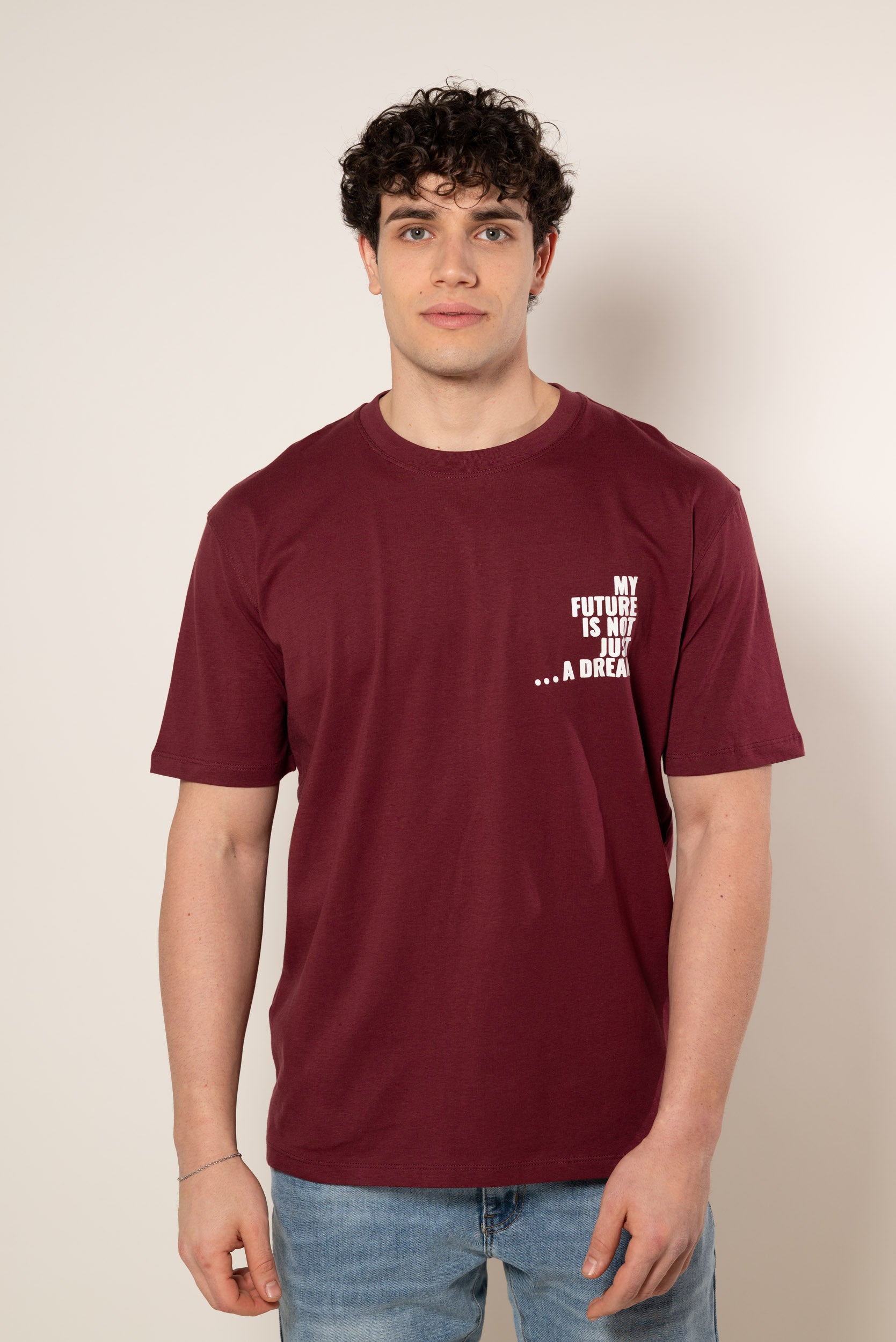 T-Shirt Future|Colore:Bordeaux