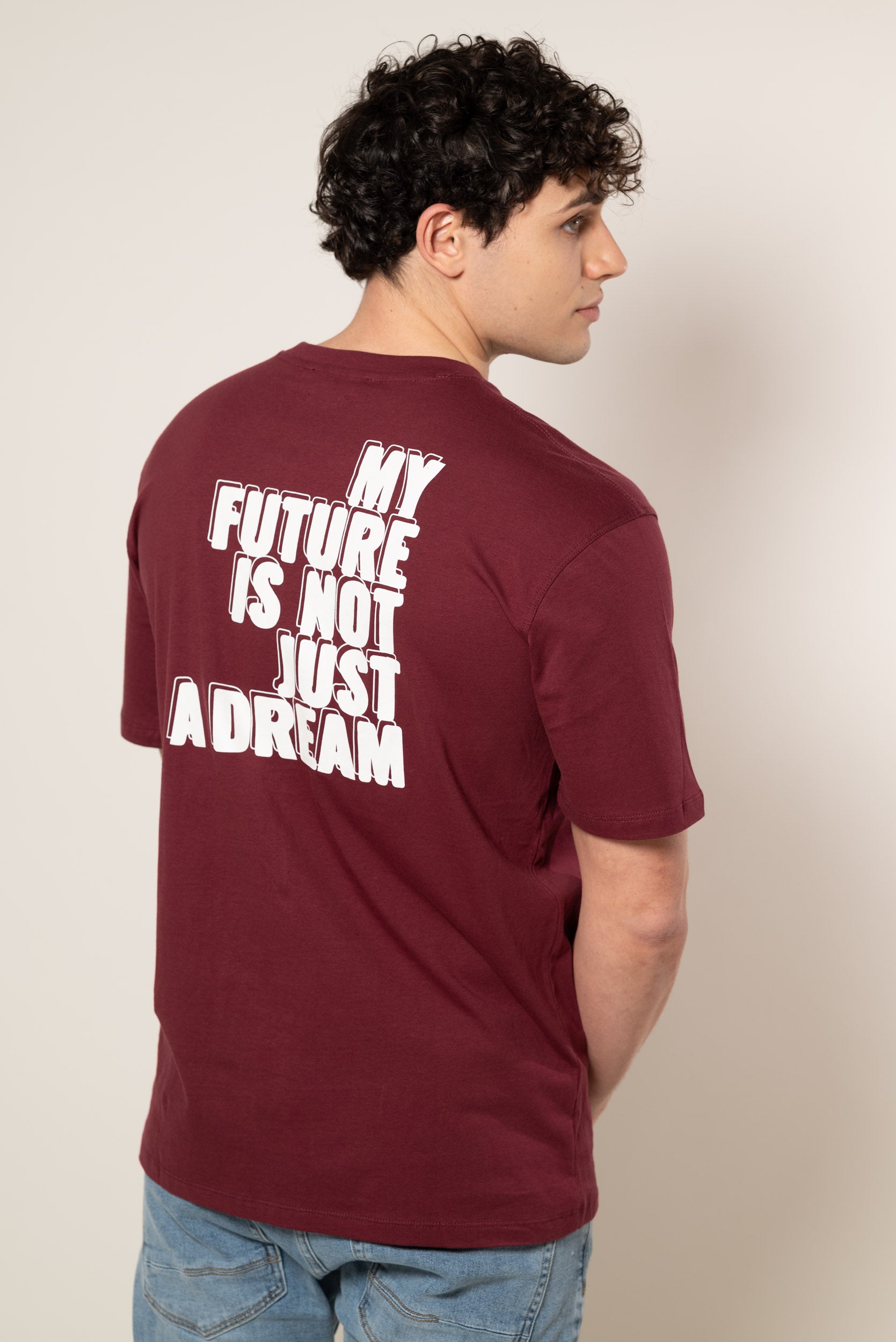 T-Shirt Future|Colore:Bordeaux