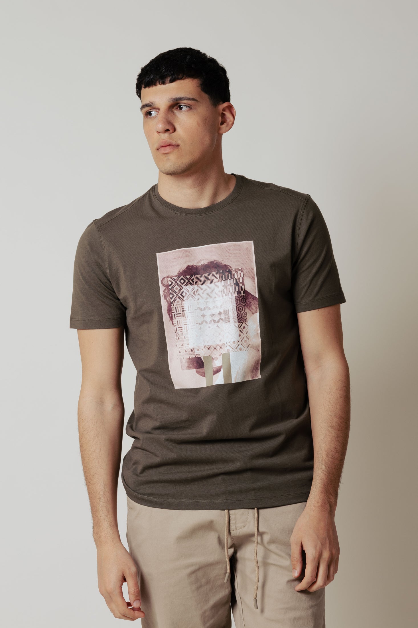 T-Shirt Kandisky|Colore:Verde militare