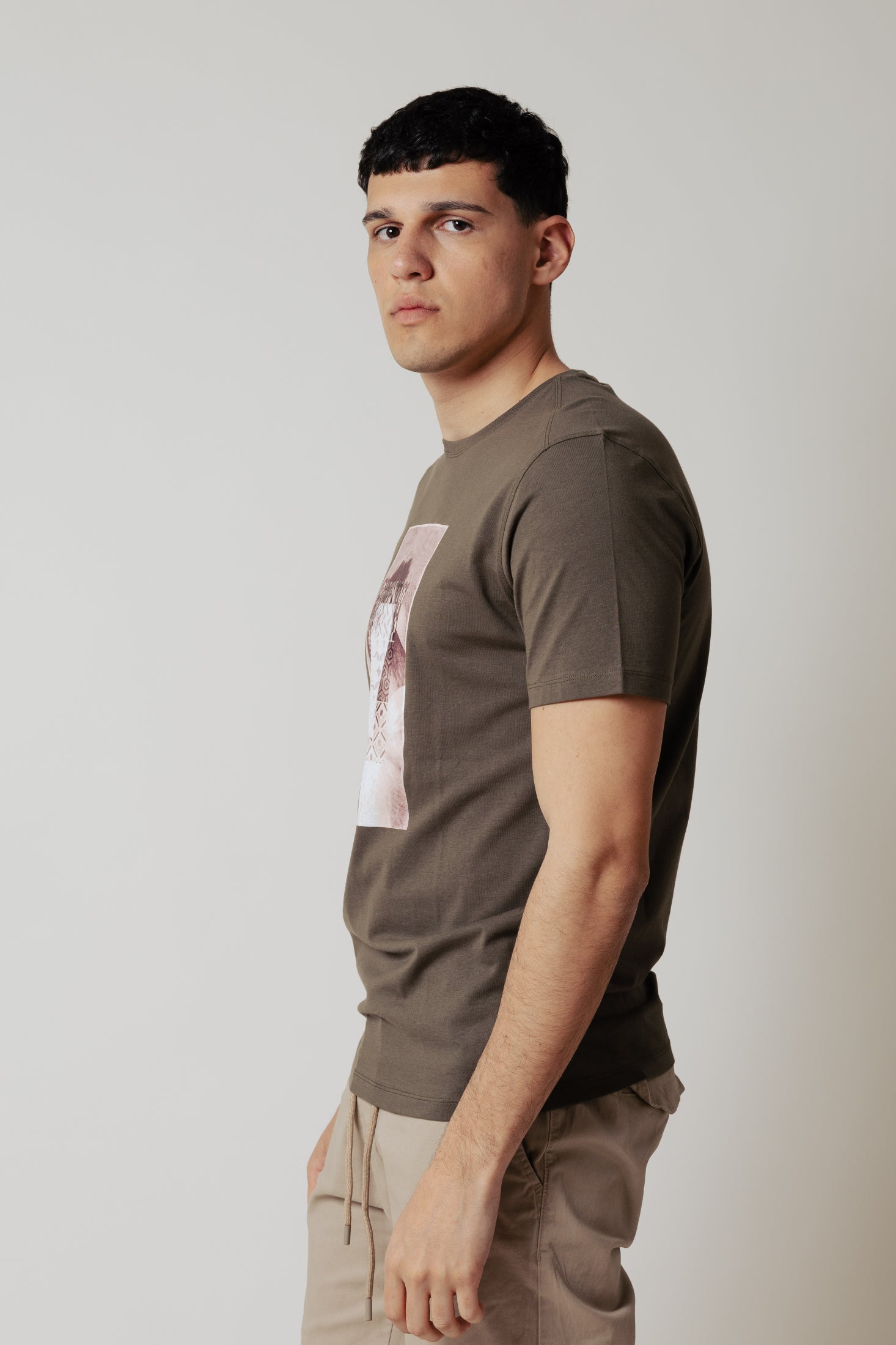T-Shirt Kandisky|Colore:Verde militare