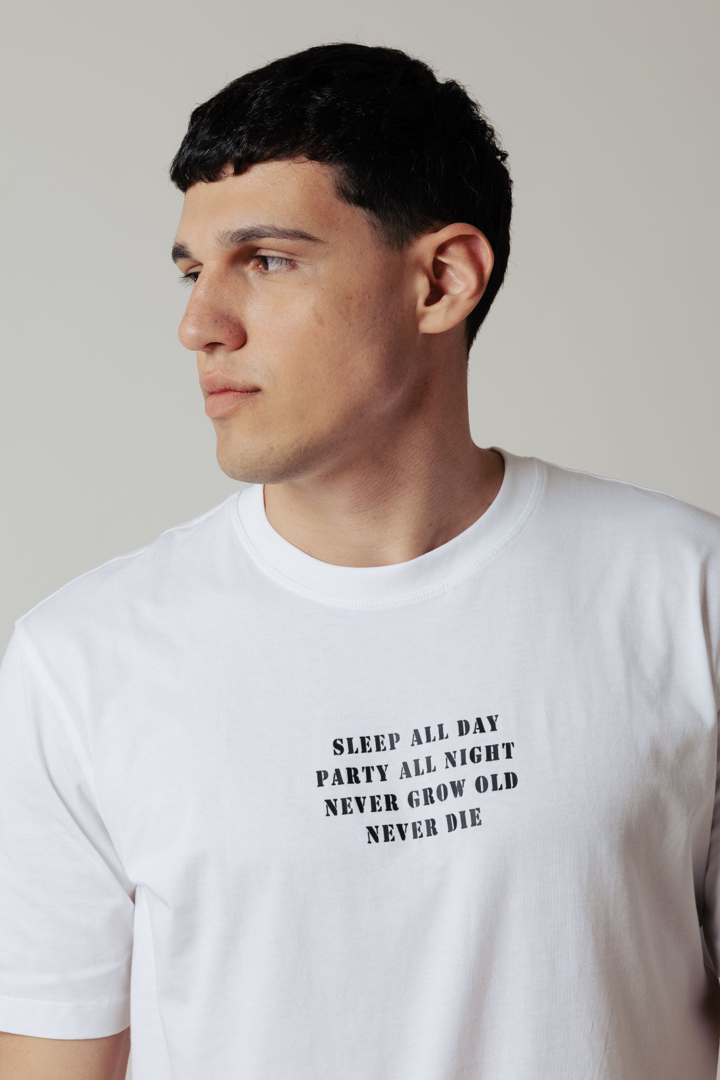 T-Shirt Sleep Day|Colore:Bianco