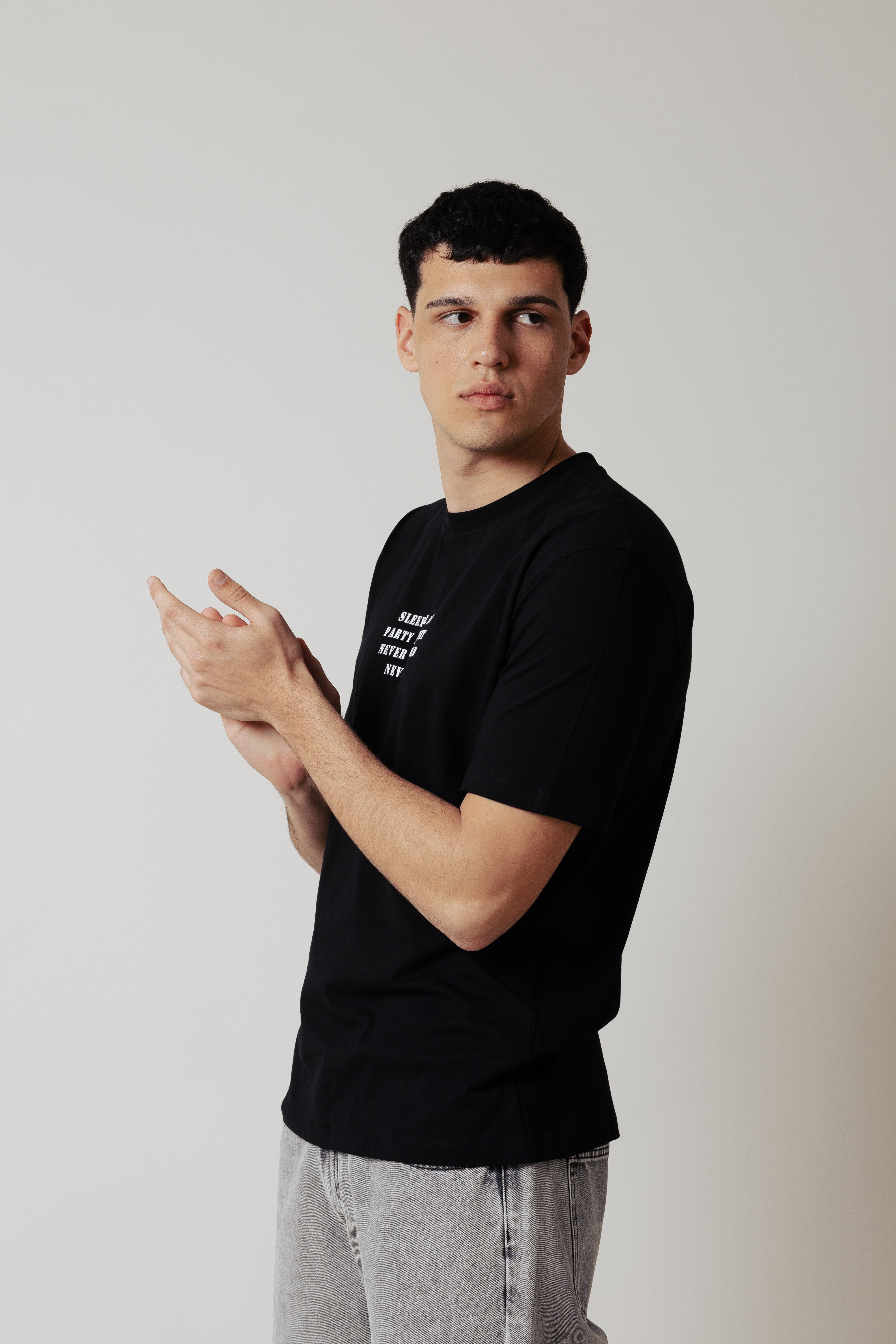 T-Shirt Sleep Day|Colore:Nero