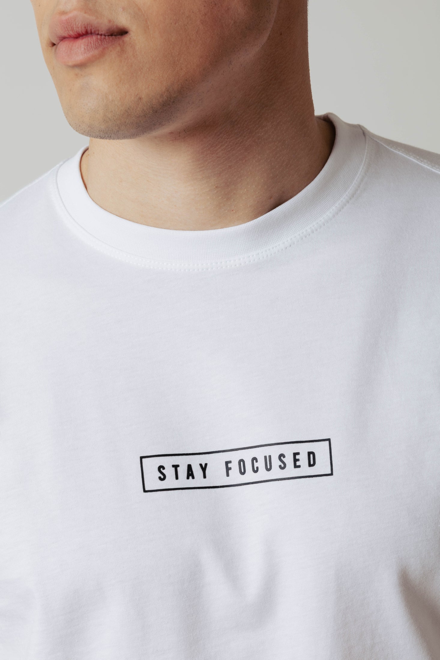 T-shirt focused|Colore:Bianco