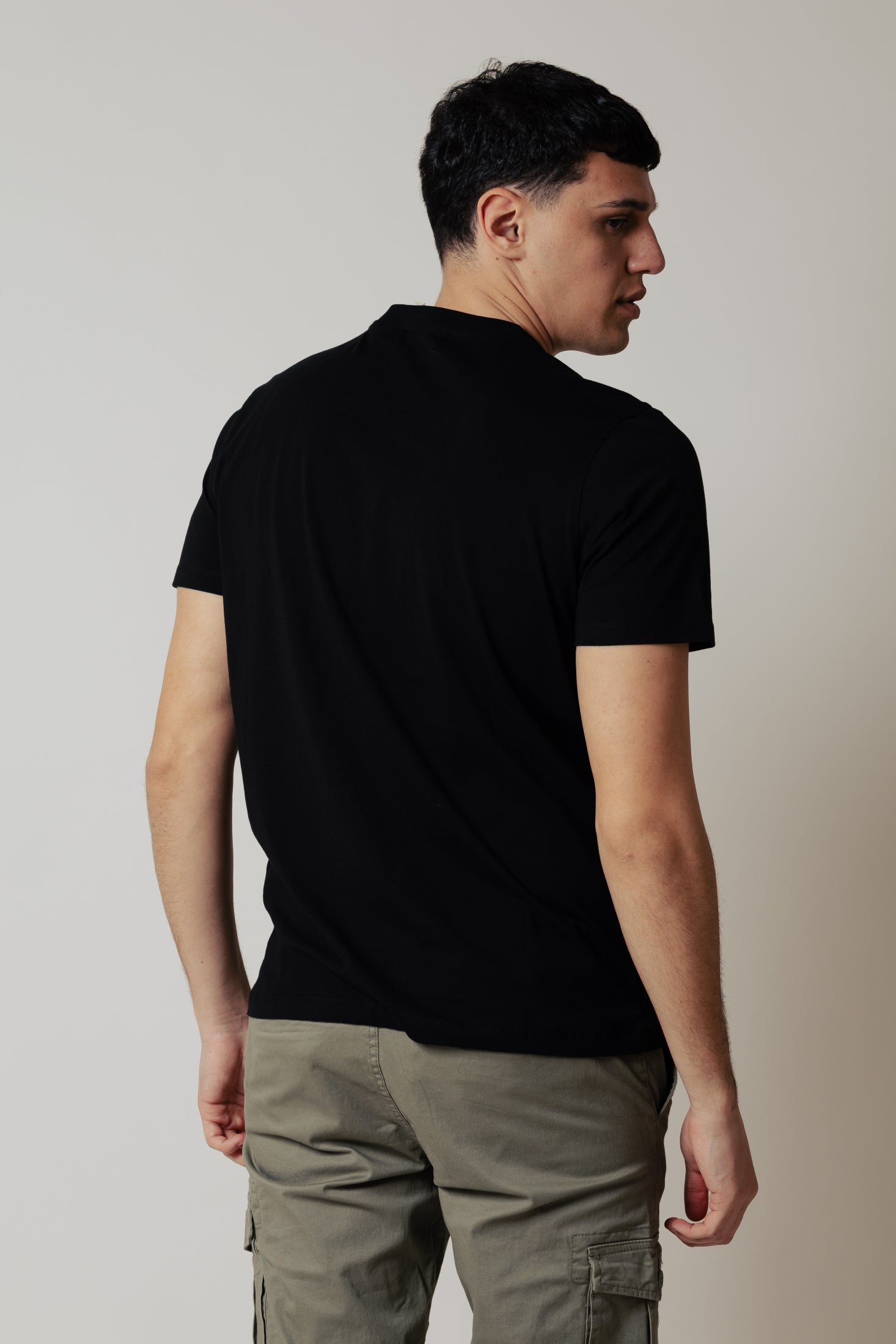 T-shirt focused|Colore:Nero