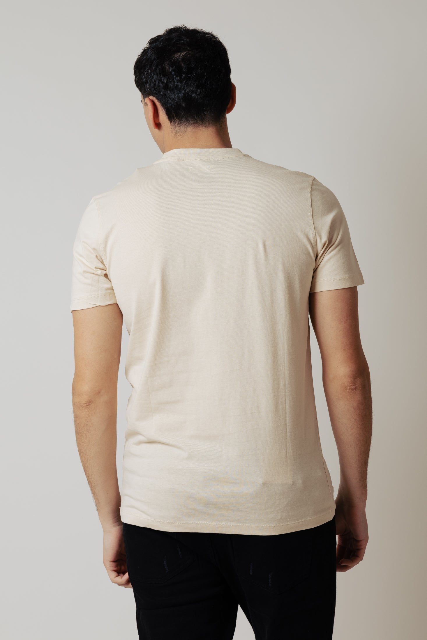 T-shirt focused|Colore:Beige